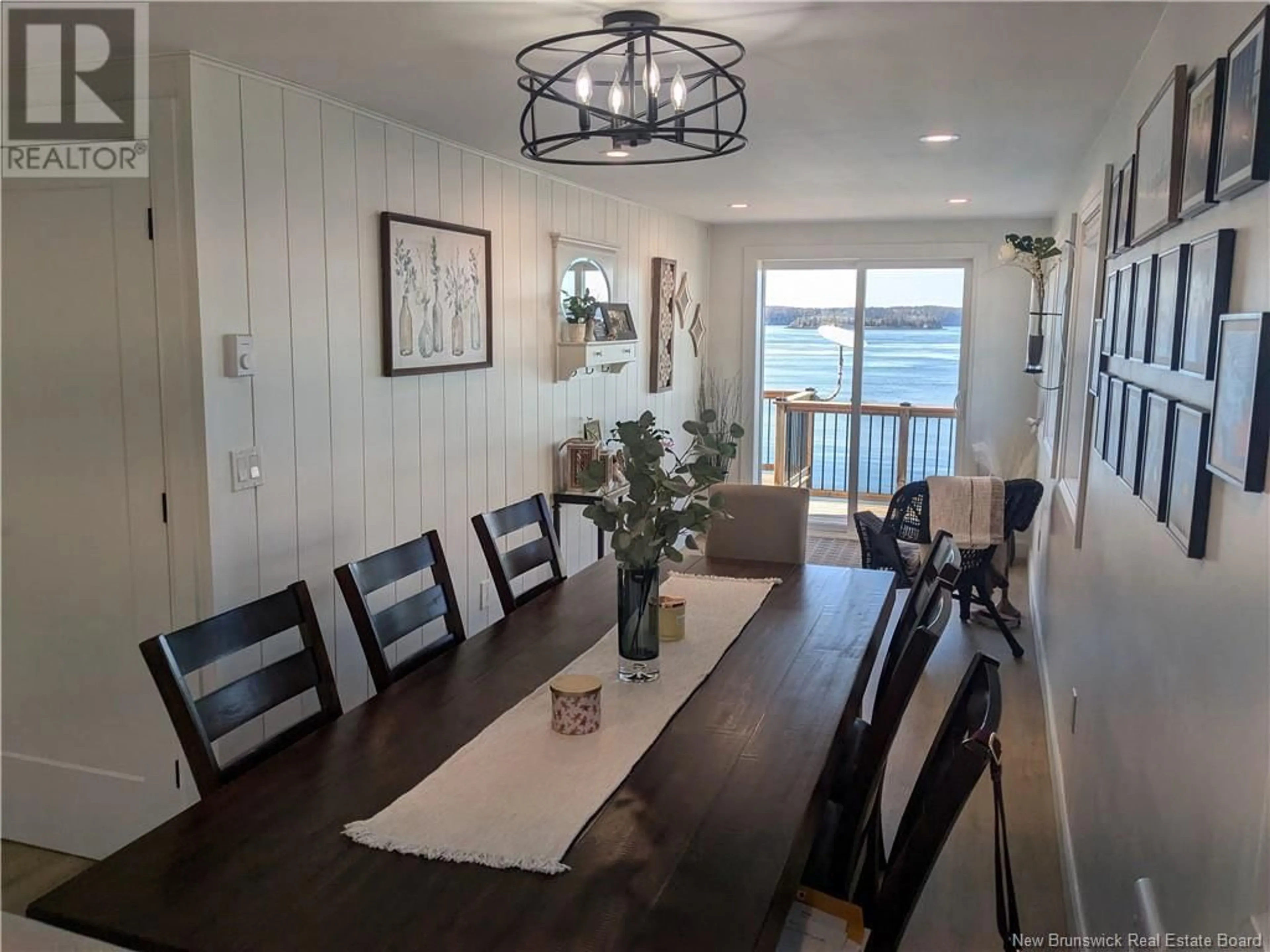 Dining room, wood/laminate floor for 2505 ROUTE 774, Wilsons Beach New Brunswick E5E1K4