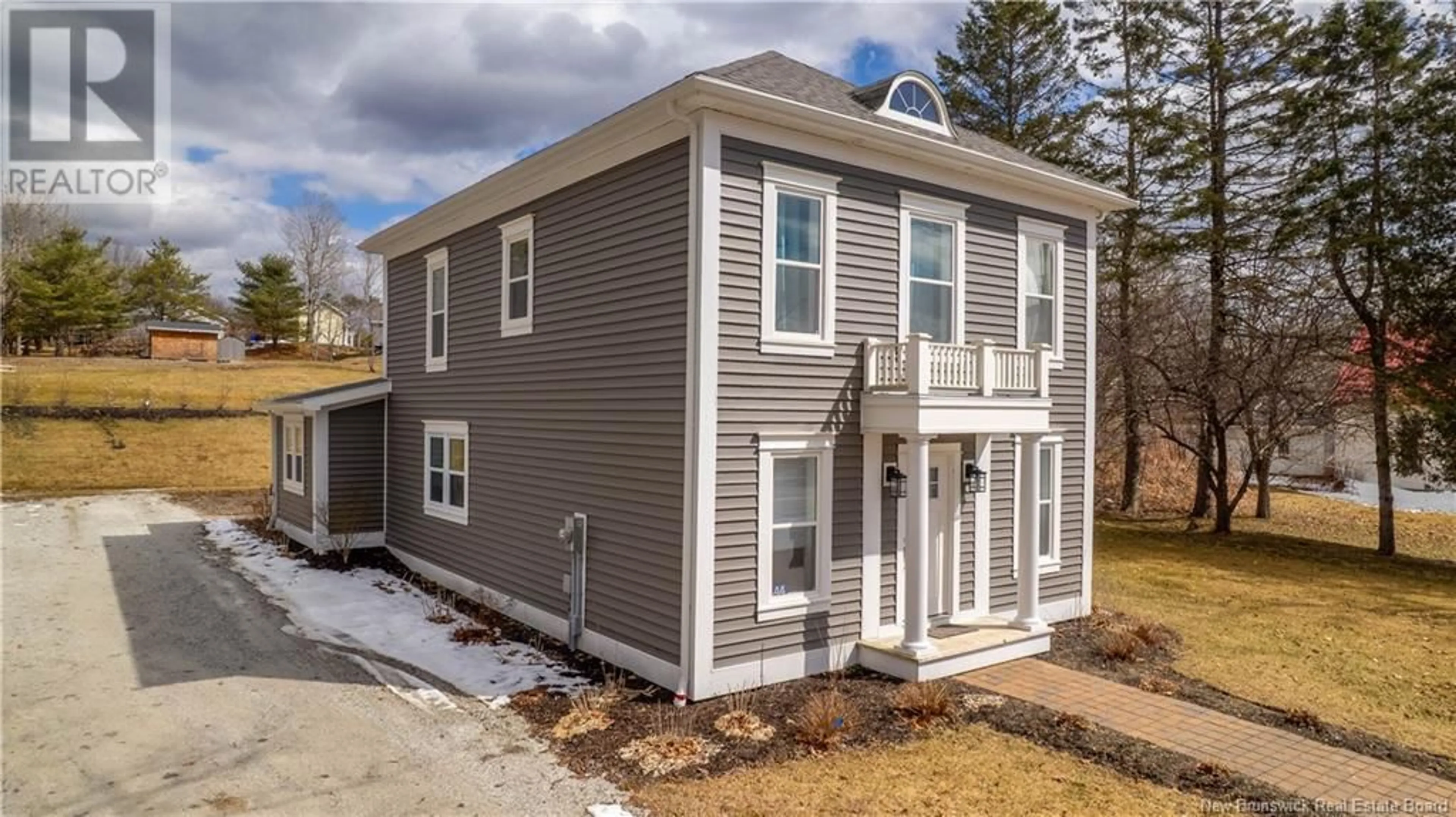 Home with vinyl exterior material, street for 44 RIVERVIEW AVENUE, St George New Brunswick E5C3M6