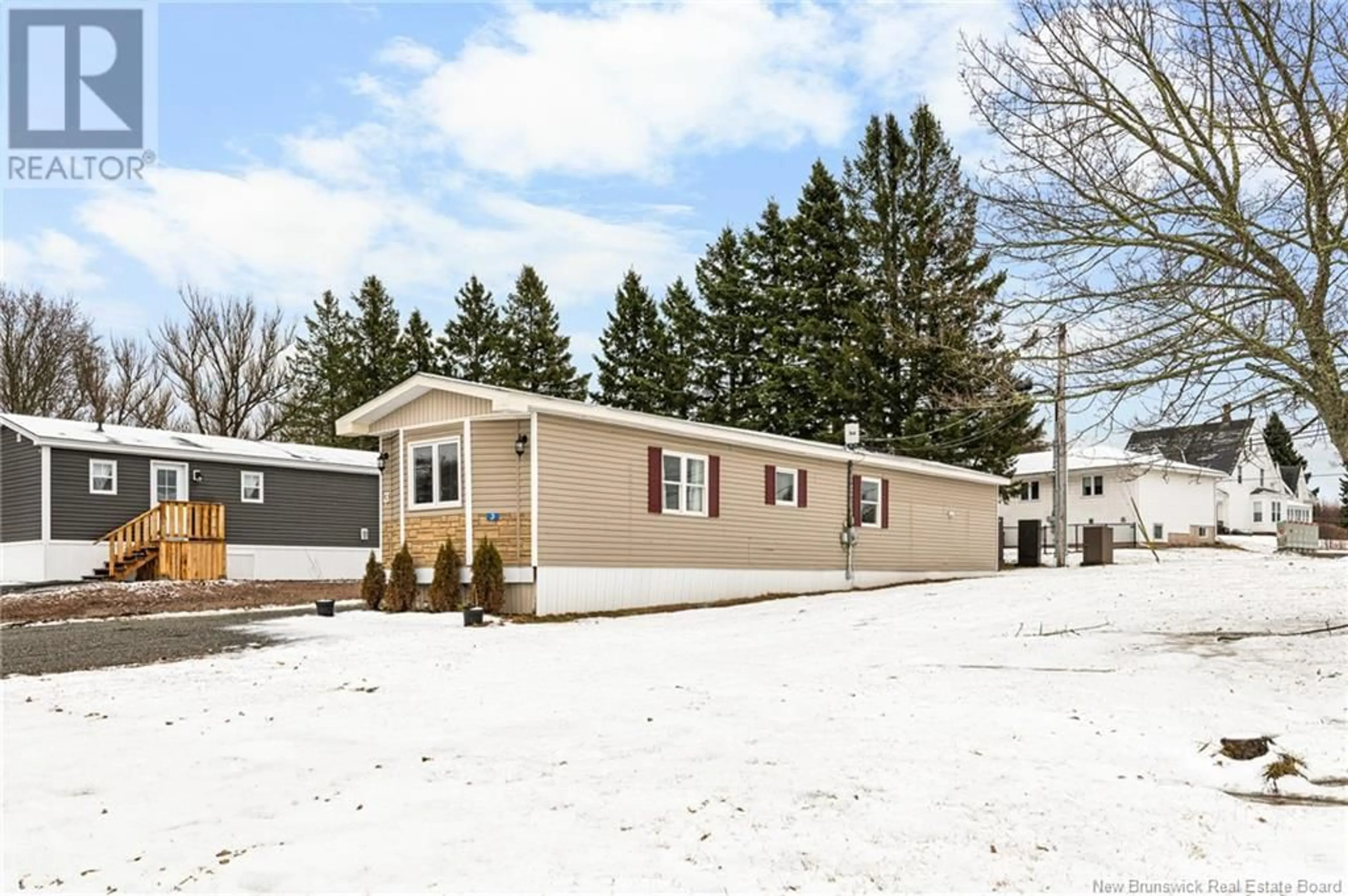 Home with vinyl exterior material, street for 3 Lotus Avenue, Riverview New Brunswick E1B5A3
