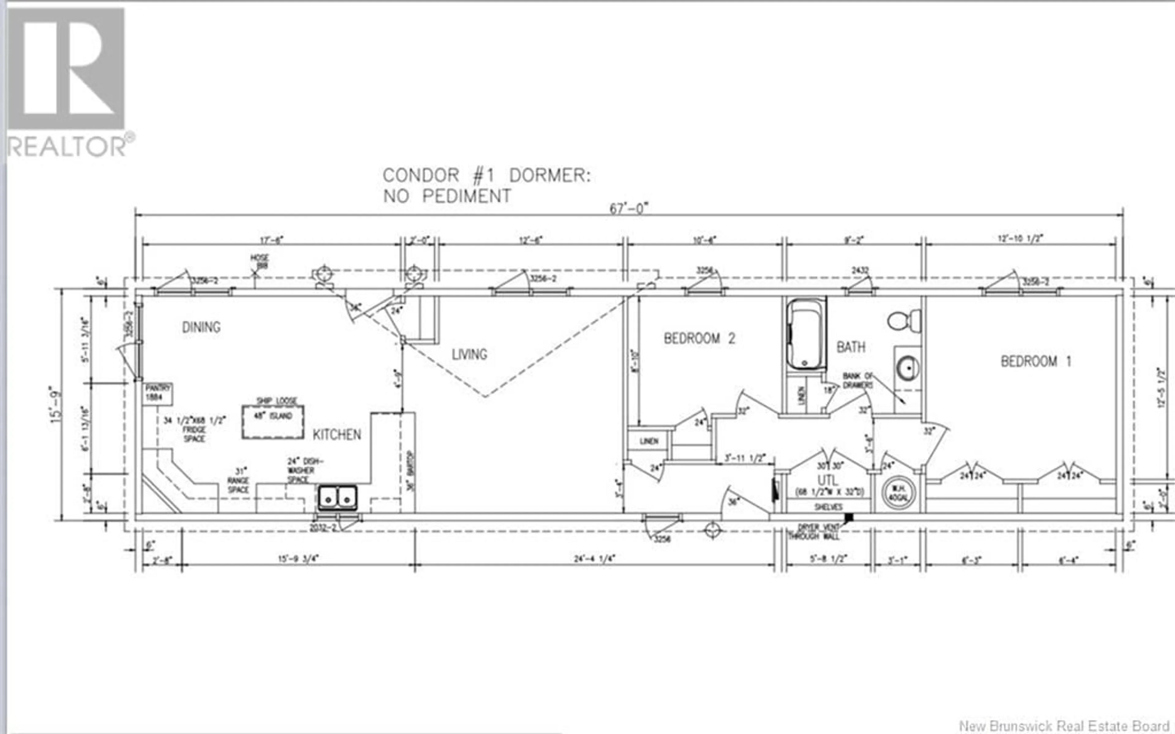 Floor plan for 19B KATE STREET, Grand Falls New Brunswick E3Z1A6