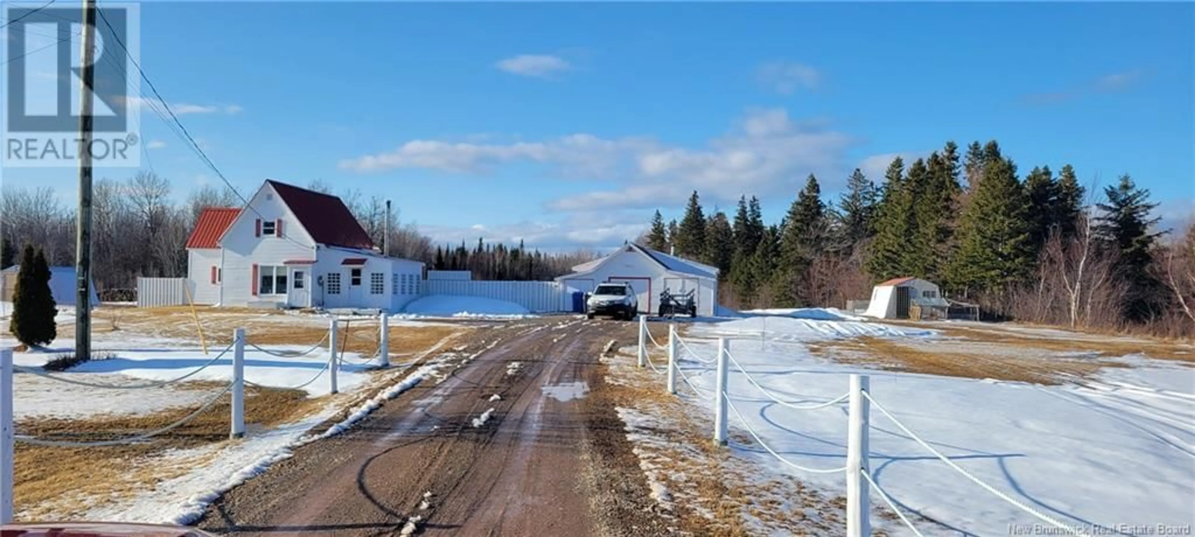 A pic from outside/outdoor area/front of a property/back of a property/a pic from drone, street for 84 ST PAUL ROUTE, Grande-Anse New Brunswick E8N1L2