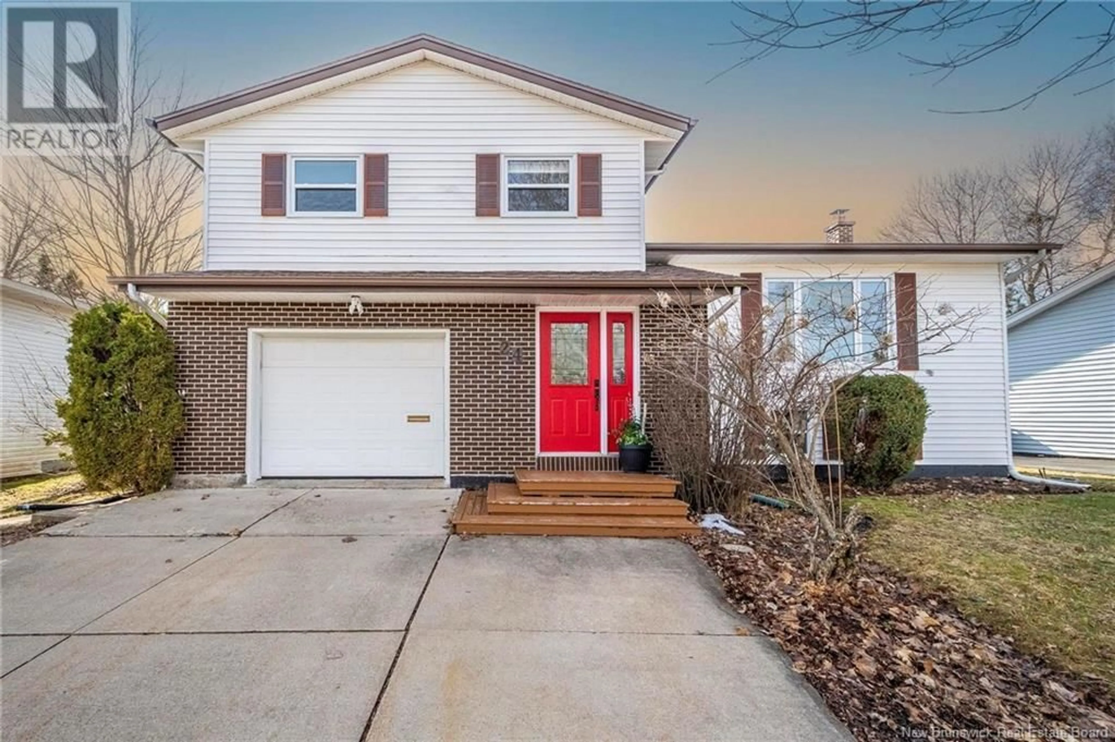 Home with brick exterior material, street for 24 CHERRY COURT, Riverview New Brunswick E1B4K2