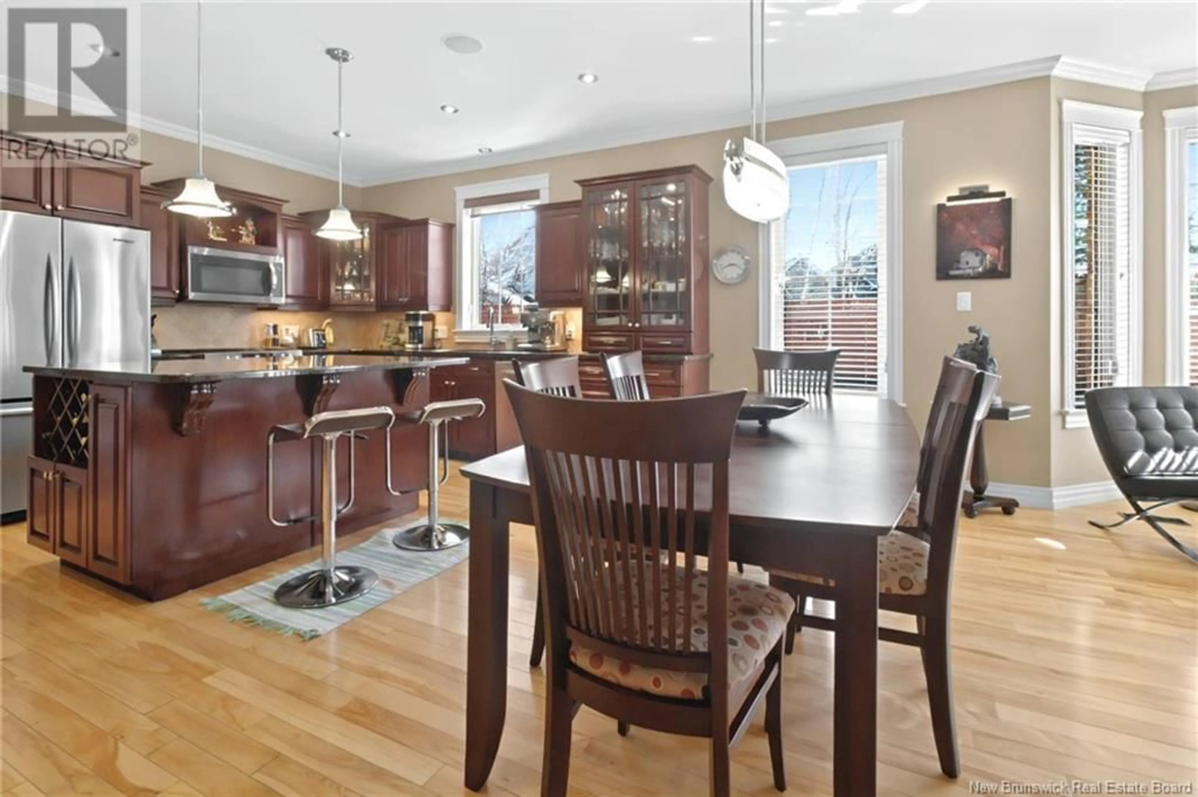 Open concept kitchen, wood/laminate floor for 28 GUYLAINE STREET, Dieppe New Brunswick E1A0G8