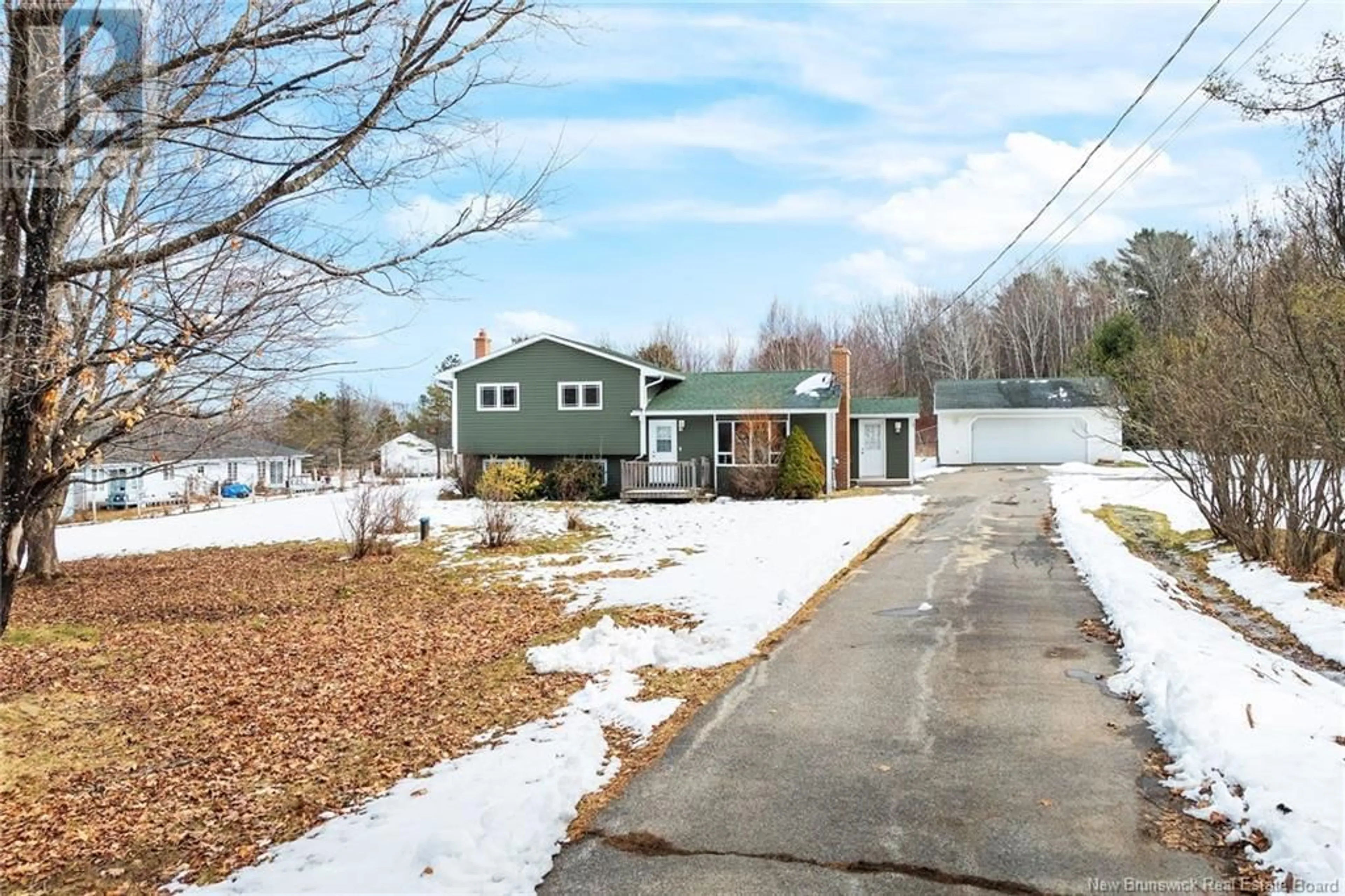 A pic from outside/outdoor area/front of a property/back of a property/a pic from drone, street for 9 GILBERT DRIVE, Burton New Brunswick E2V3H8