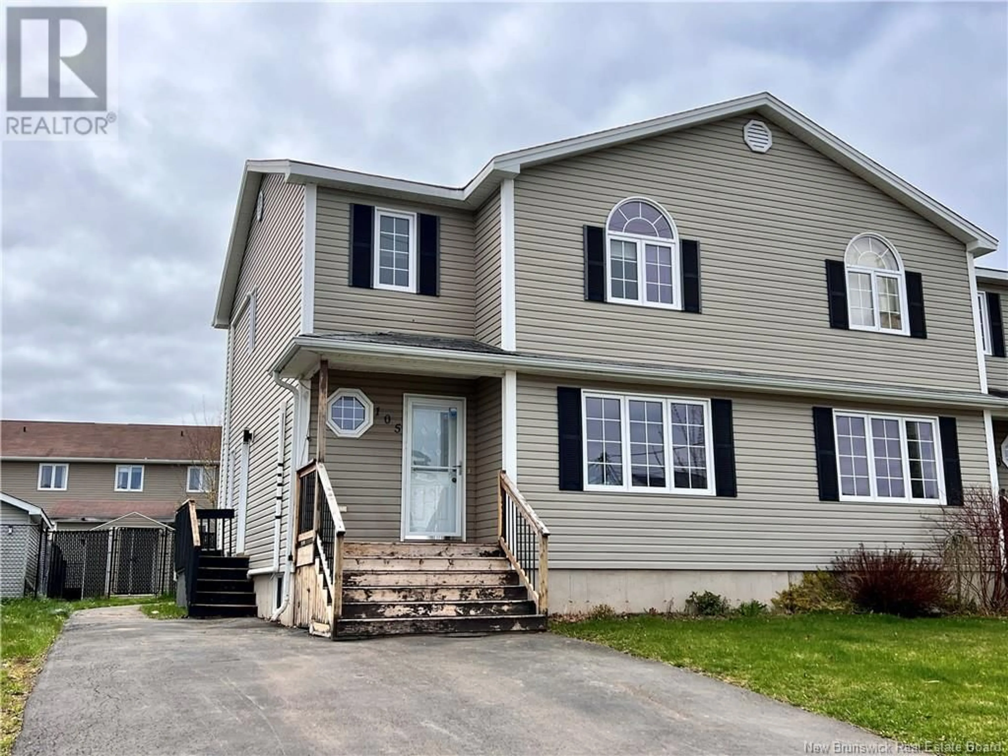 Home with vinyl exterior material, street for 105 HAMPTON STREET, Moncton New Brunswick E1G5H2