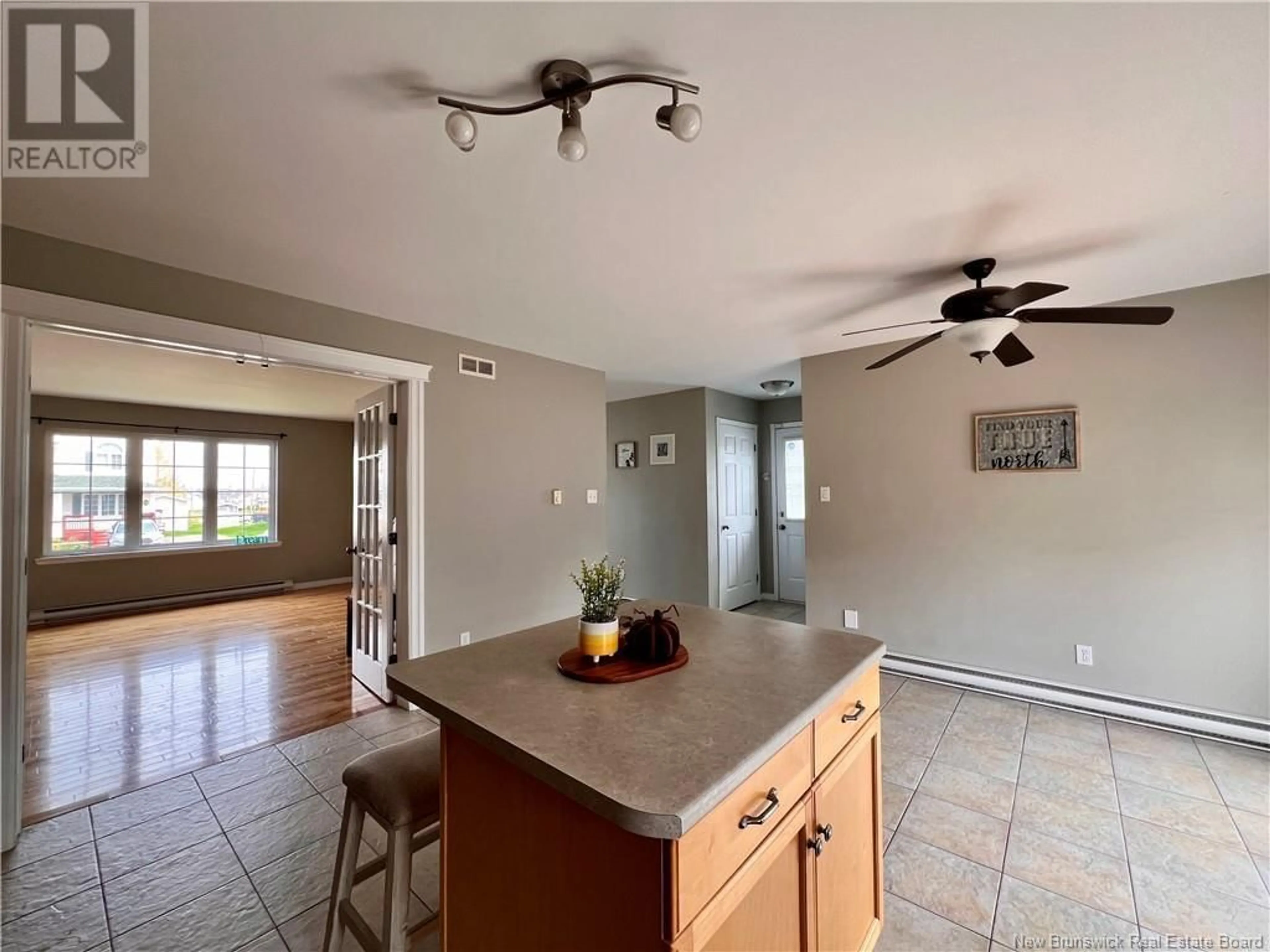 Open concept kitchen, ceramic/tile floor for 105 HAMPTON STREET, Moncton New Brunswick E1G5H2