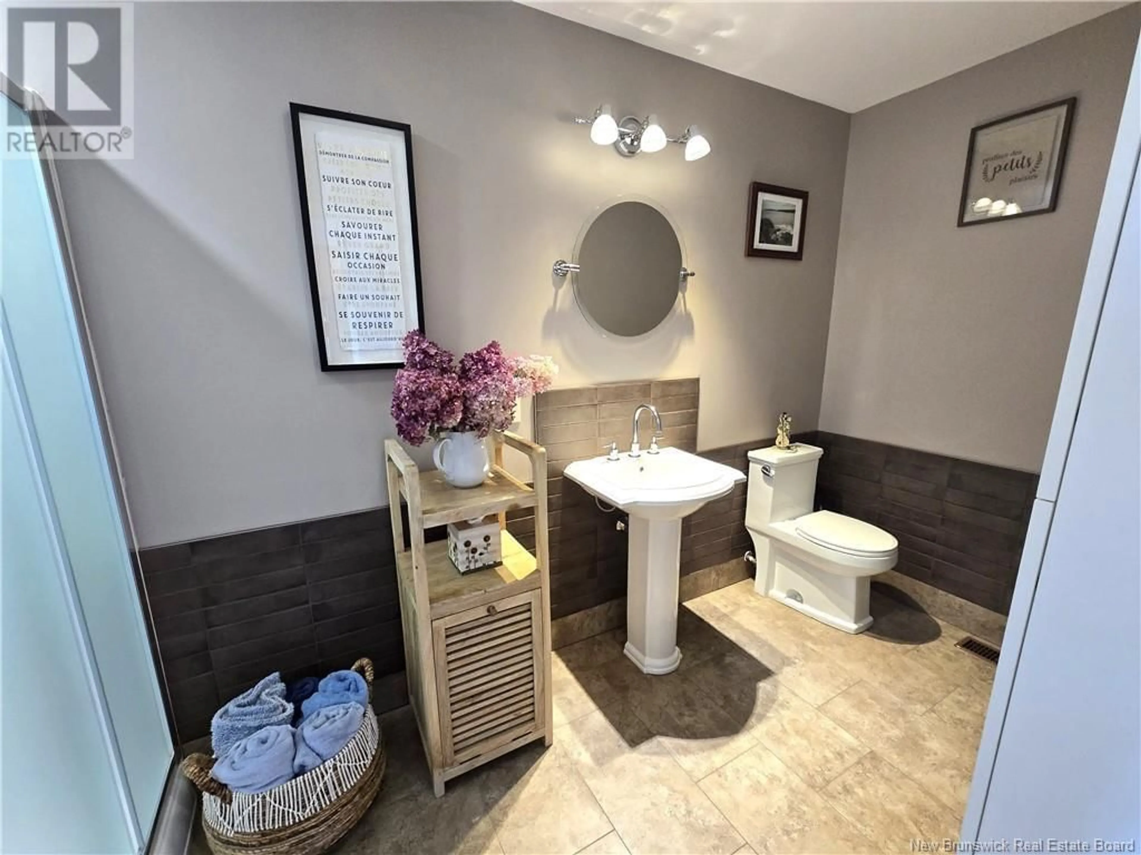 Contemporary bathroom, ceramic/tile floor for 580 DE L'ÉGLISE ROAD, Lac Baker New Brunswick E7A1L4