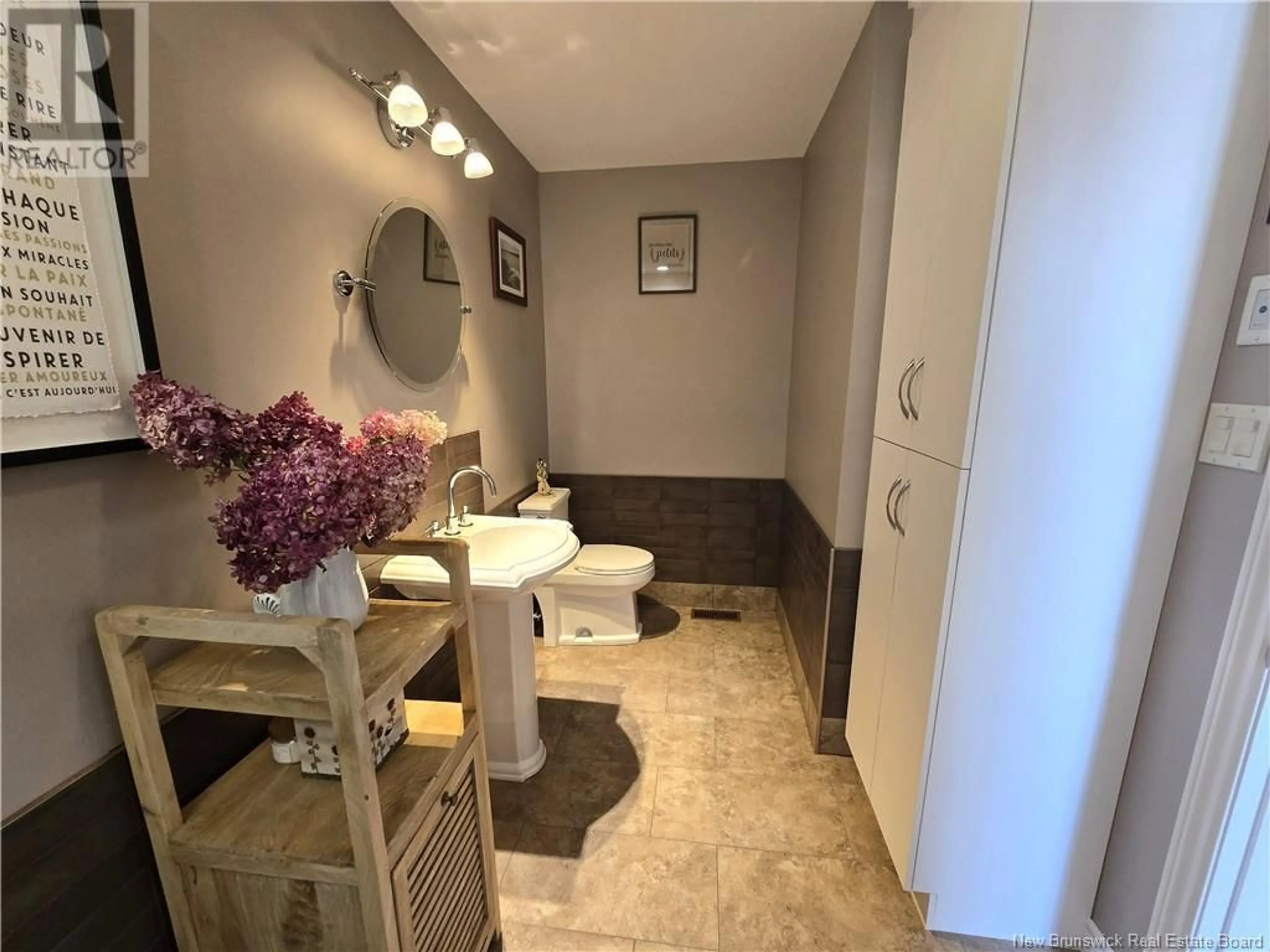Standard bathroom, ceramic/tile floor for 580 DE L'ÉGLISE ROAD, Lac Baker New Brunswick E7A1L4
