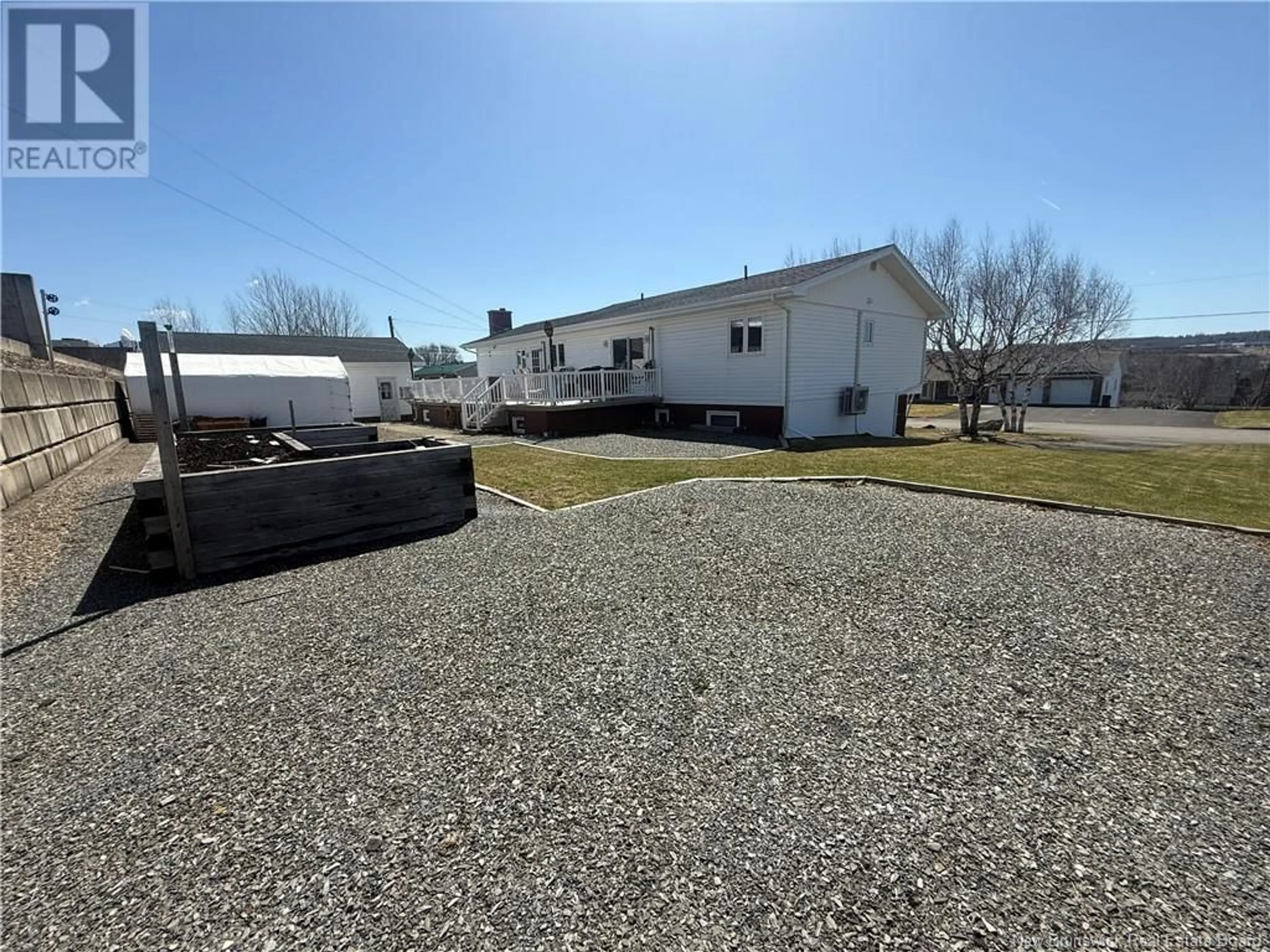 A pic from outside/outdoor area/front of a property/back of a property/a pic from drone, unknown for 34 DOMINIQUE STREET, Grand Falls New Brunswick E3Y1A2