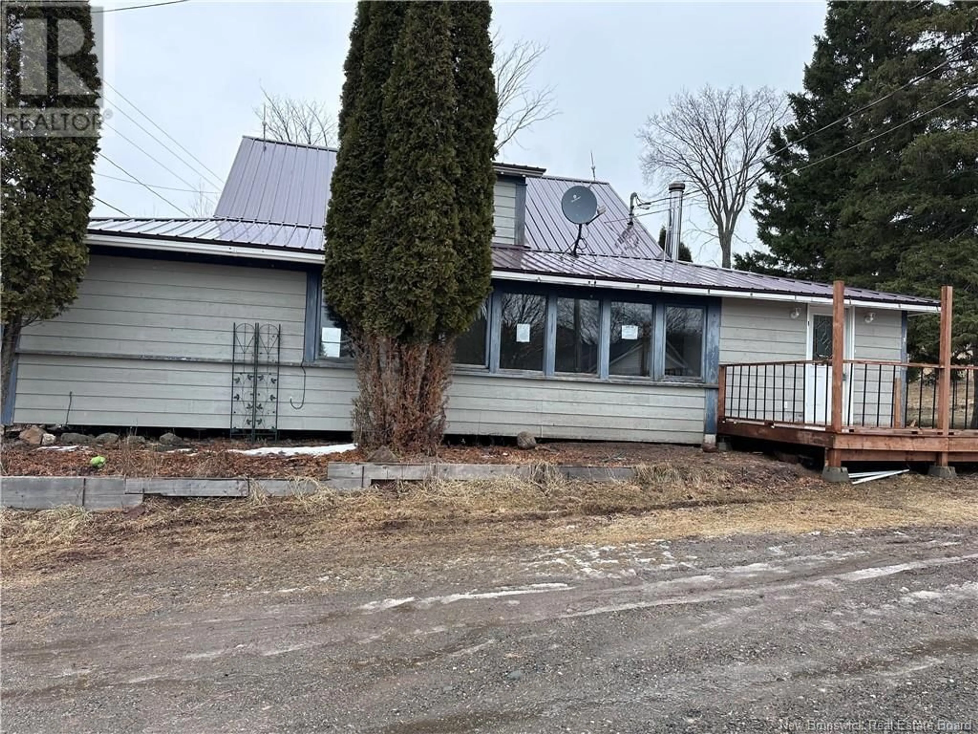A pic from outside/outdoor area/front of a property/back of a property/a pic from drone, street for 1754 ROUTE 109, Arthurette New Brunswick E7H4A9