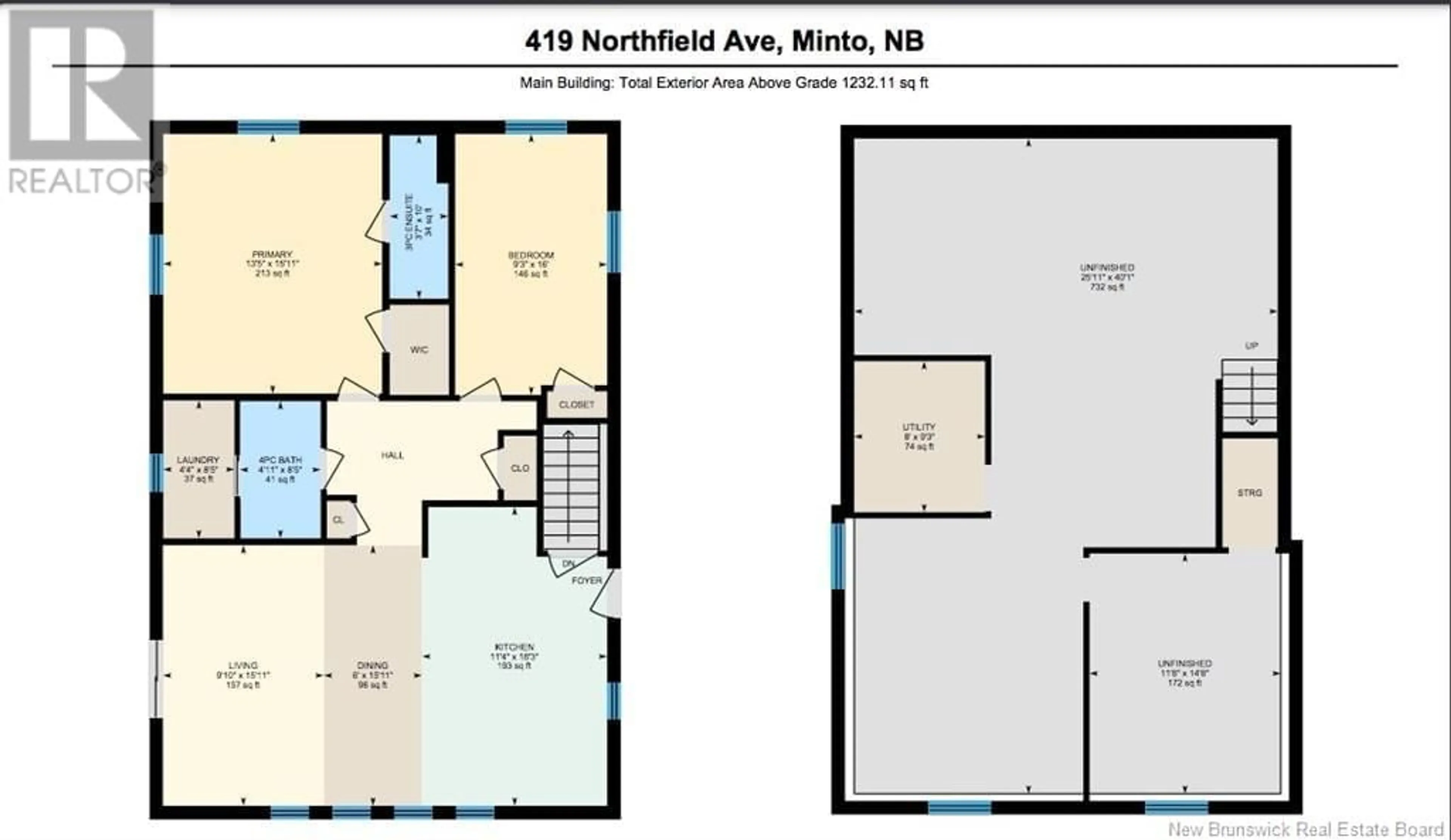 Floor plan for 419 NORTHFIELD AVENUE, Minto New Brunswick E4B3Z2