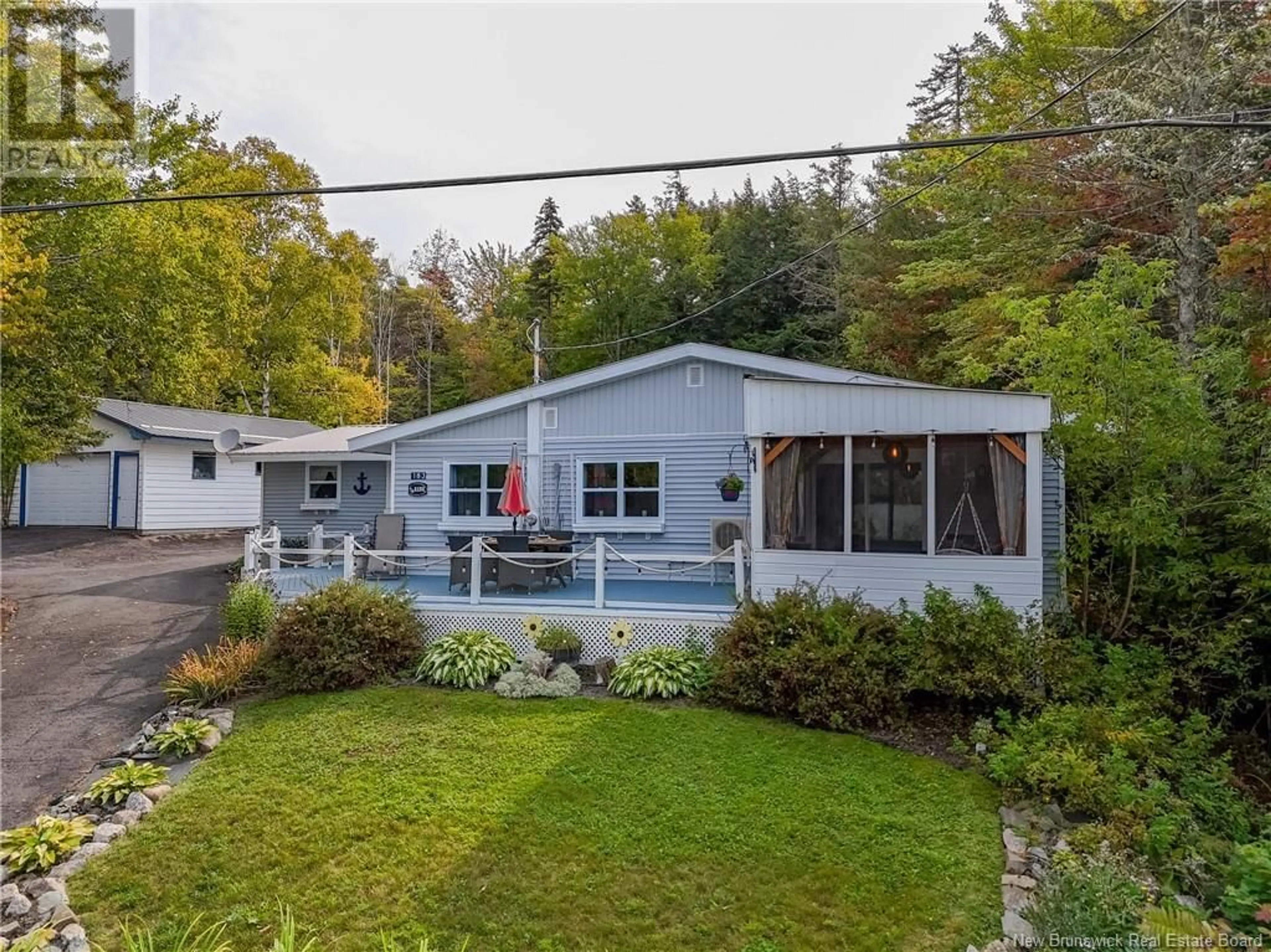 Home with vinyl exterior material, unknown for 183 DAVIDSON LAKE ROAD, Dumfries New Brunswick E6G1S6