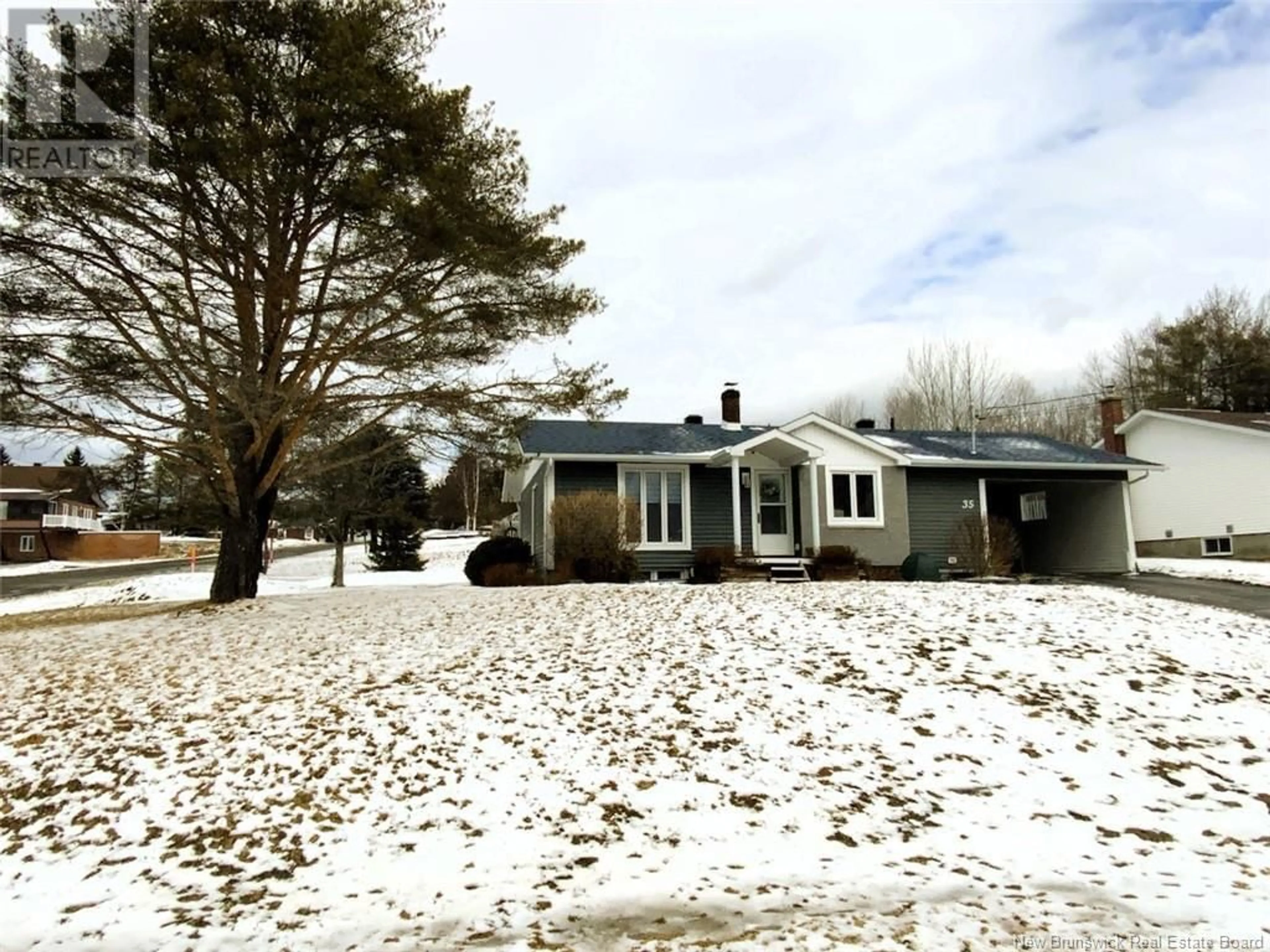 A pic from outside/outdoor area/front of a property/back of a property/a pic from drone, street for 35 MAZEROLLE STREET, Saint-Basile New Brunswick E7C1E6