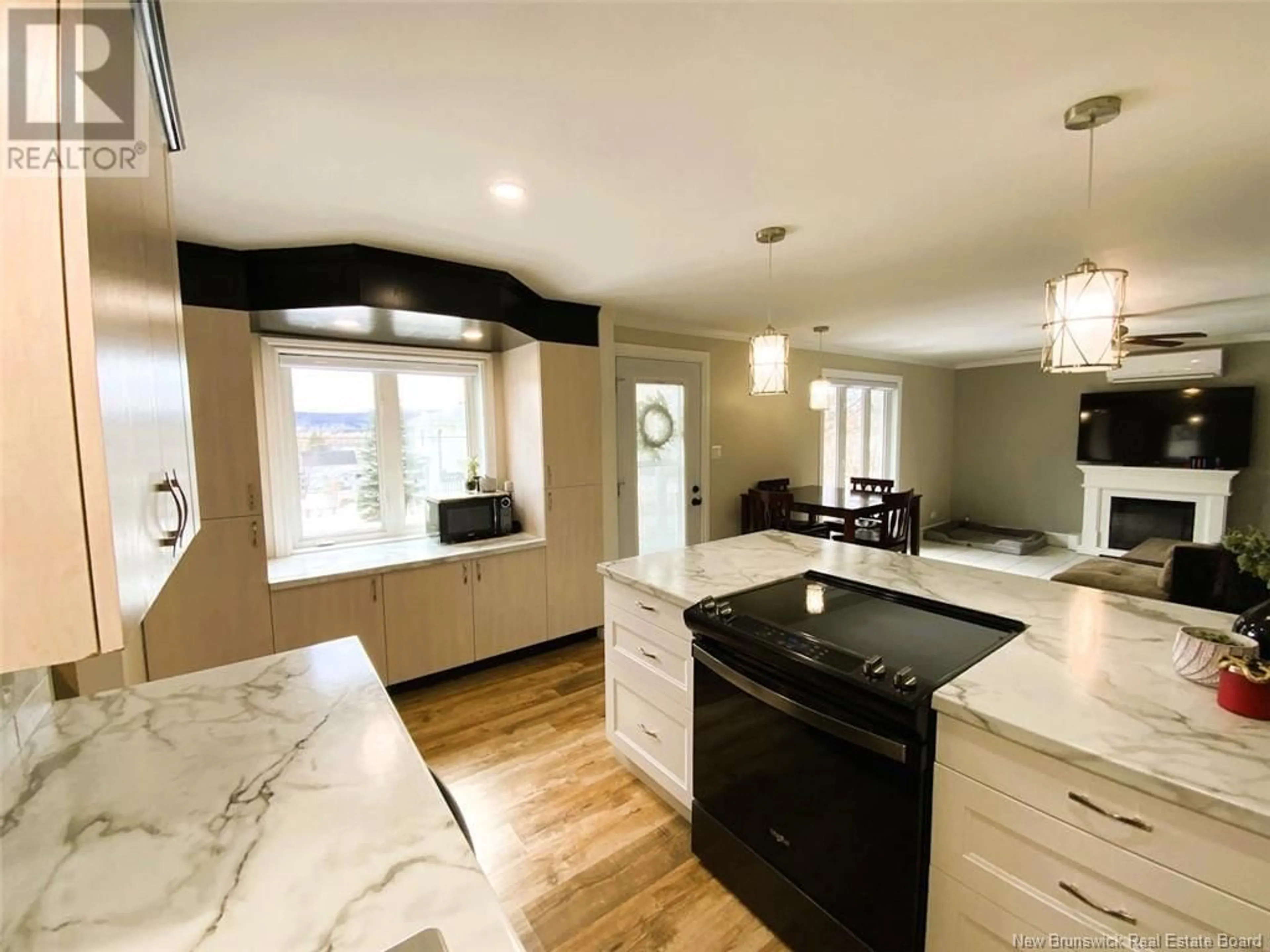 Open concept kitchen, ceramic/tile floor for 35 MAZEROLLE STREET, Saint-Basile New Brunswick E7C1E6