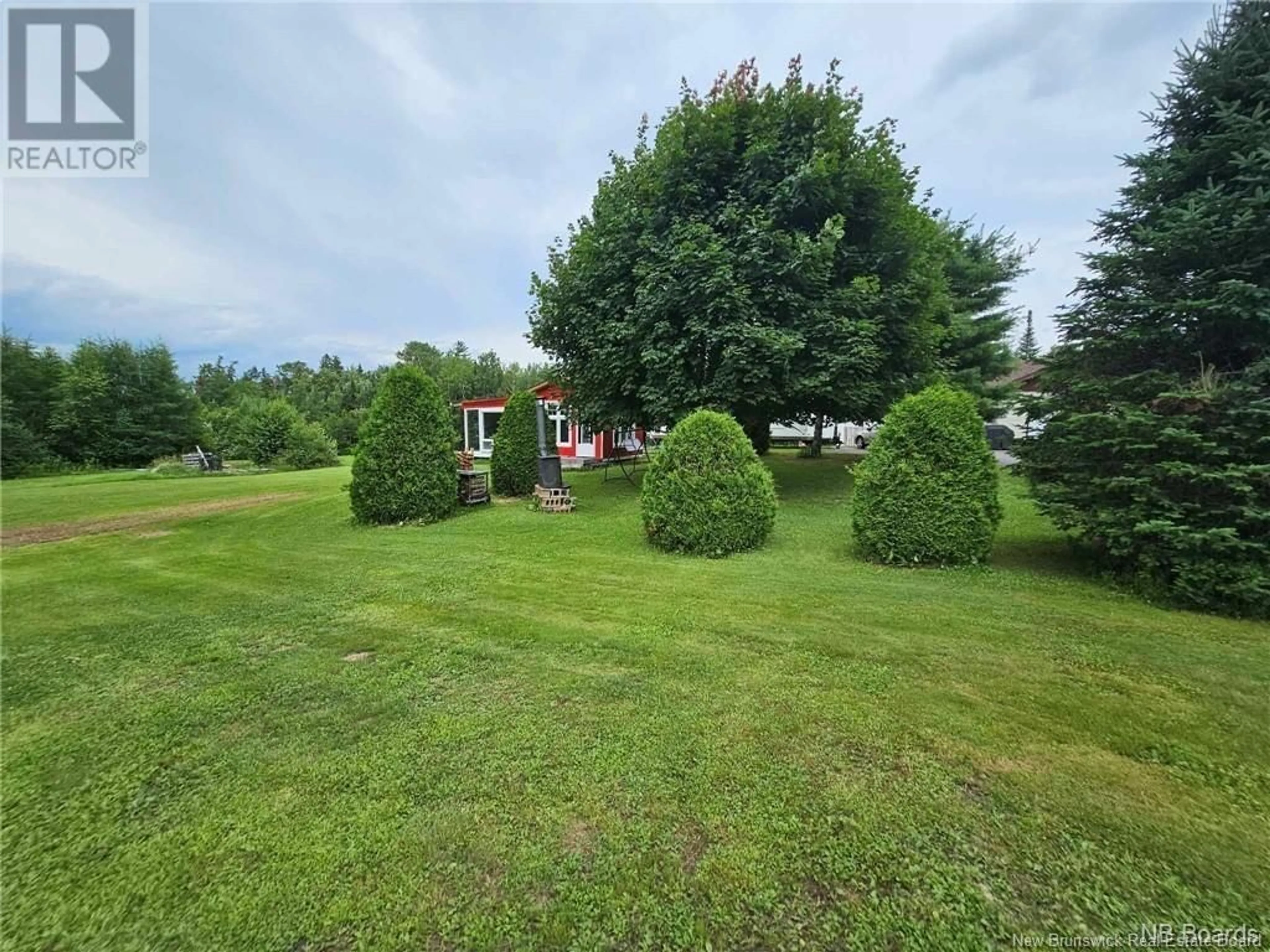 A pic from outside/outdoor area/front of a property/back of a property/a pic from drone, forest/trees view for 460 PETRIE, North Tetagouche New Brunswick E2A4Y9