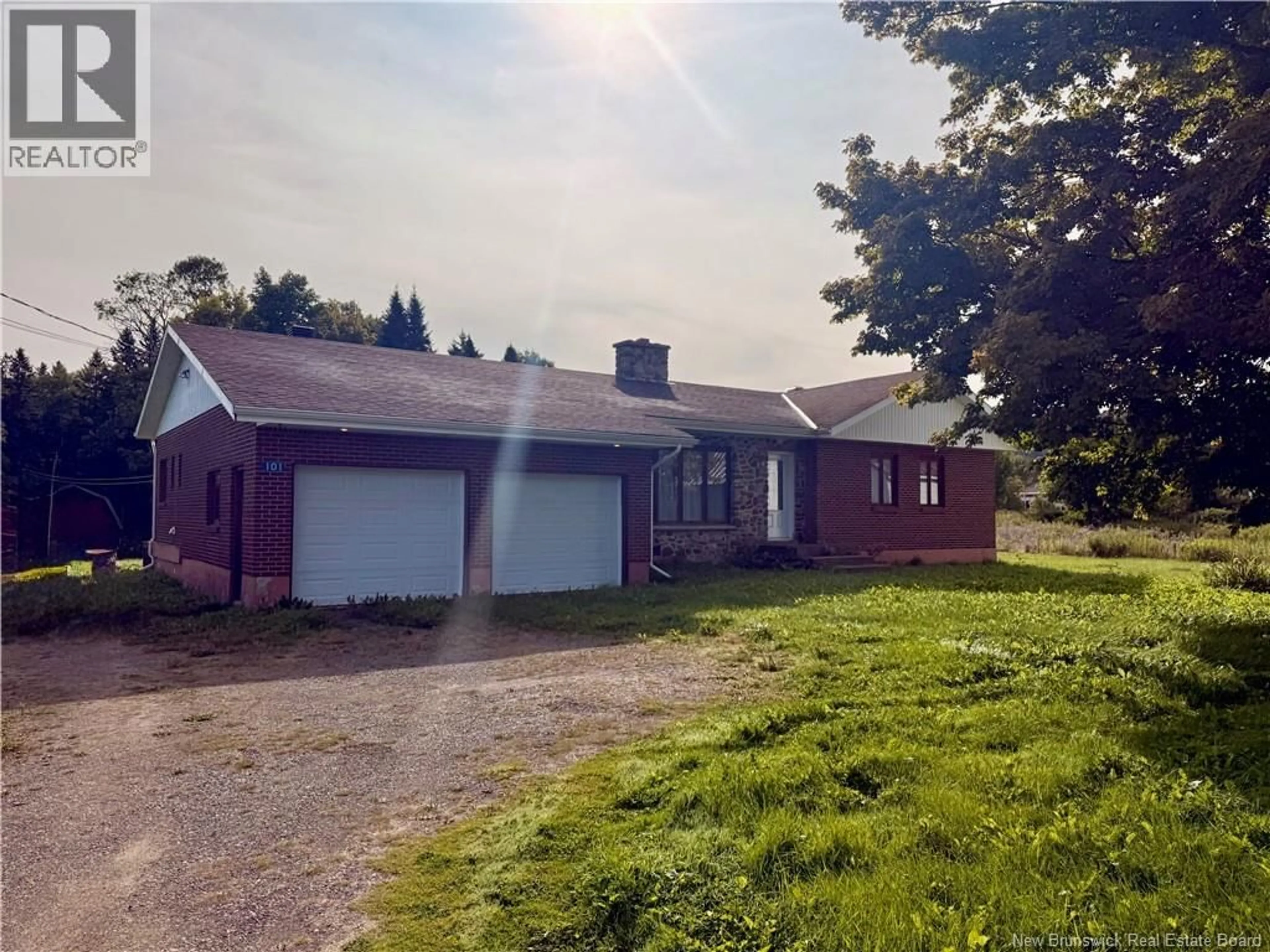 A pic from outside/outdoor area/front of a property/back of a property/a pic from drone, street for 101 RIVERSIDE ROAD, Tide Head New Brunswick E3N4G8