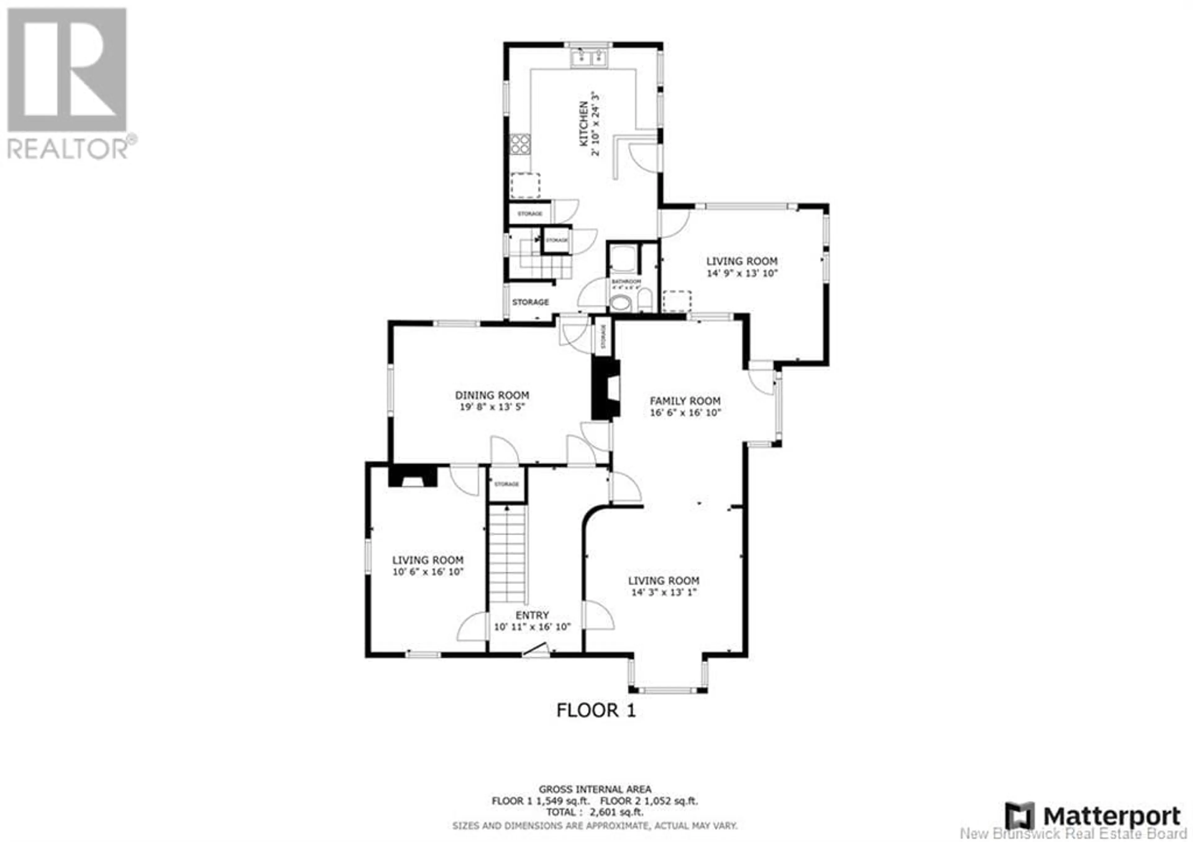 Floor plan for 5 SQUIRE STREET, Sackville New Brunswick E4L4K8