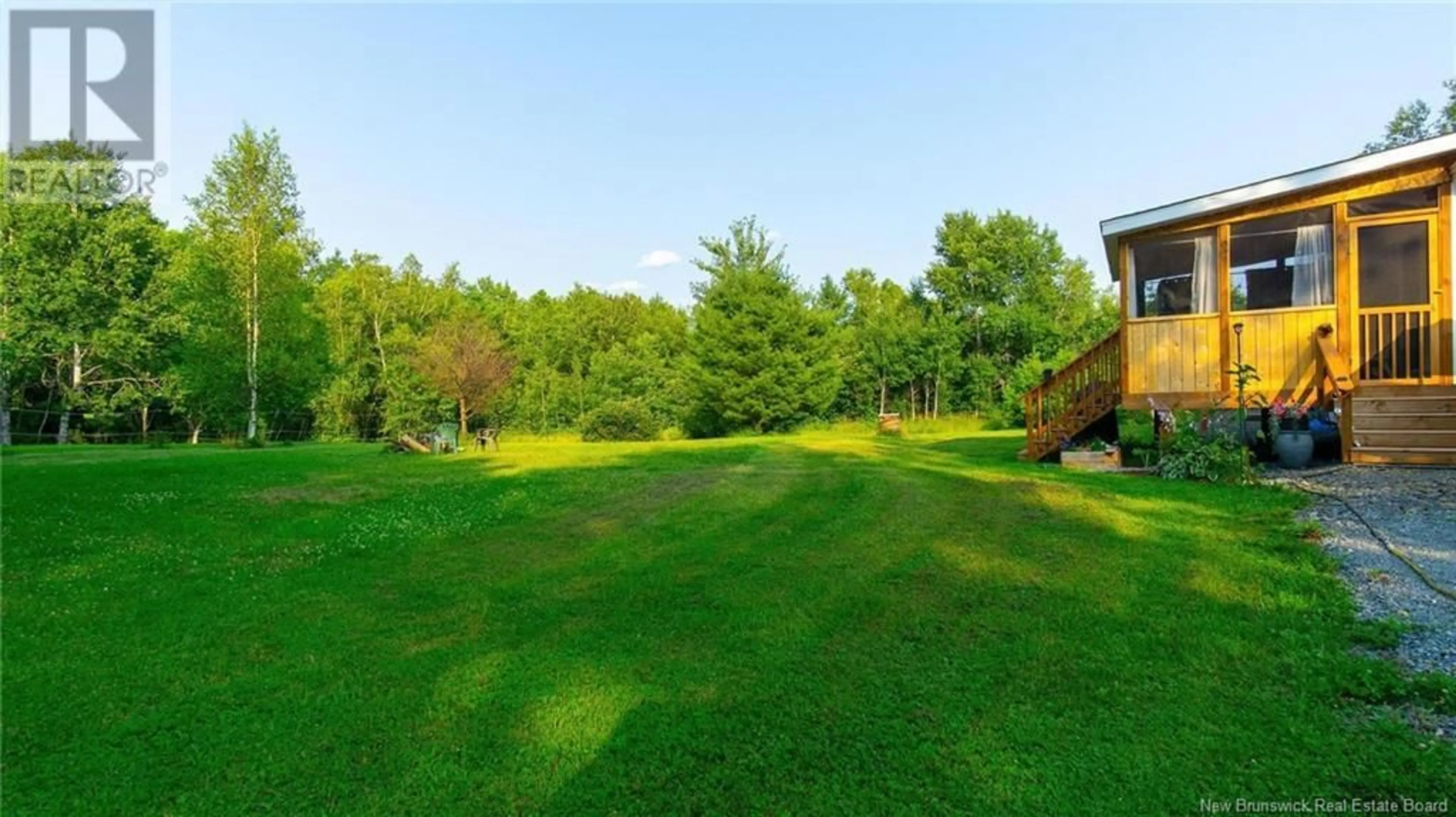 Patio, forest/trees view for 2163 ROUTE 102, Gagetown New Brunswick E5M1J9