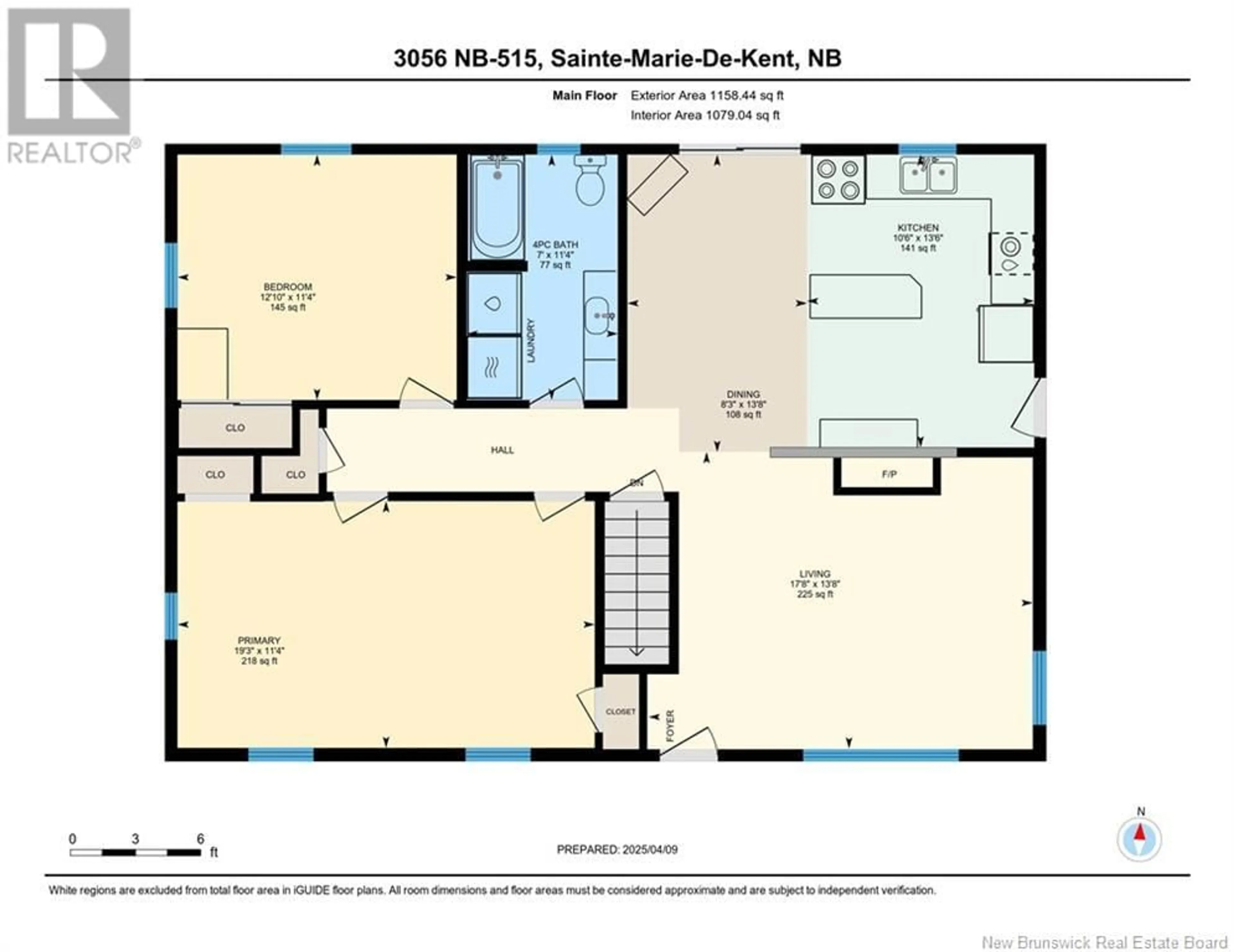 Floor plan for 3056 ROUTE 515, Sainte-Marie-De-Kent New Brunswick E4S2E8