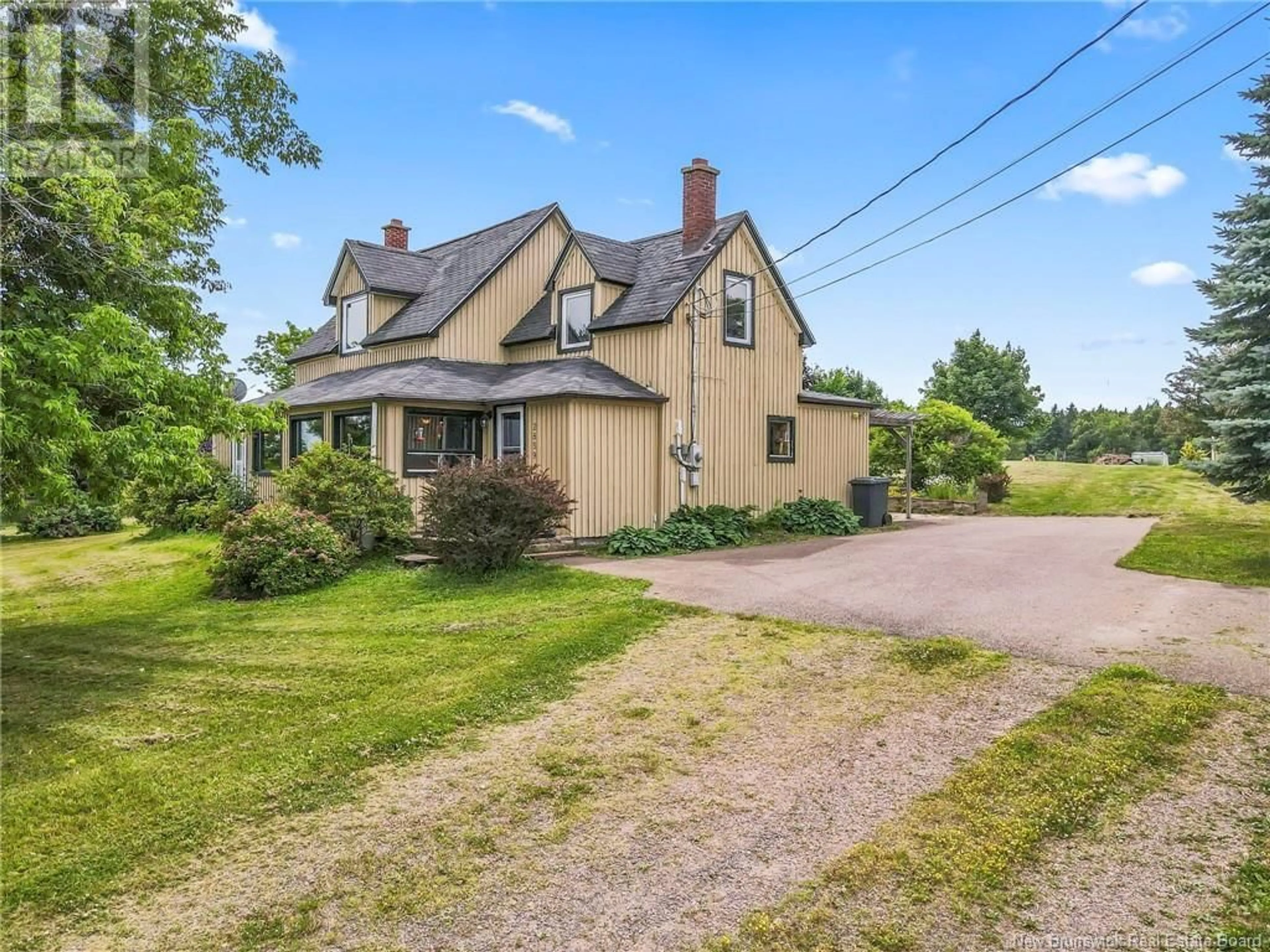 A pic from outside/outdoor area/front of a property/back of a property/a pic from drone, street for 2859 ROUTE 535, Cocagne New Brunswick E4R3E2