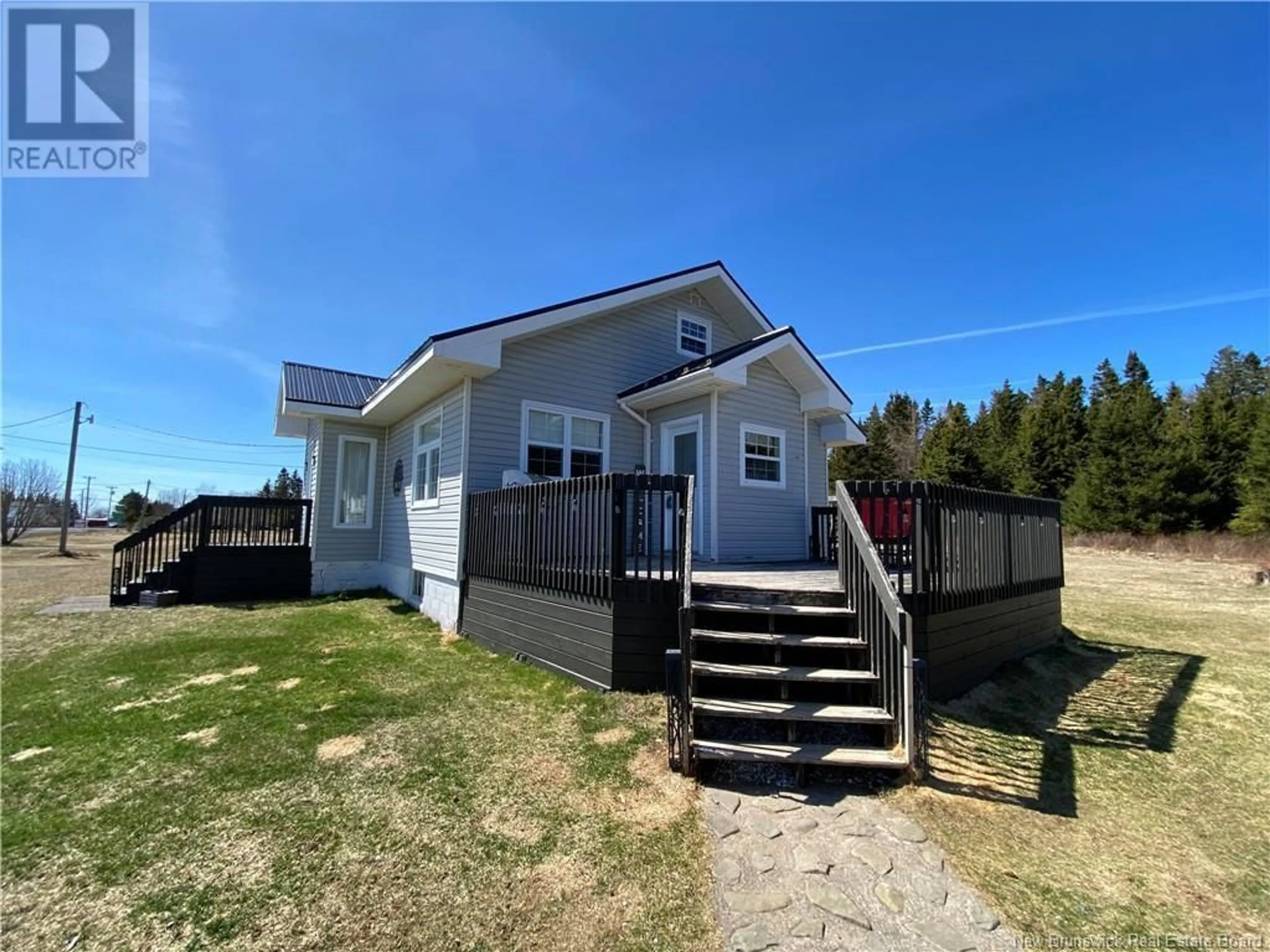 A pic from outside/outdoor area/front of a property/back of a property/a pic from drone, unknown for 439 MACES BAY RD, Maces Bay New Brunswick E5J1T3