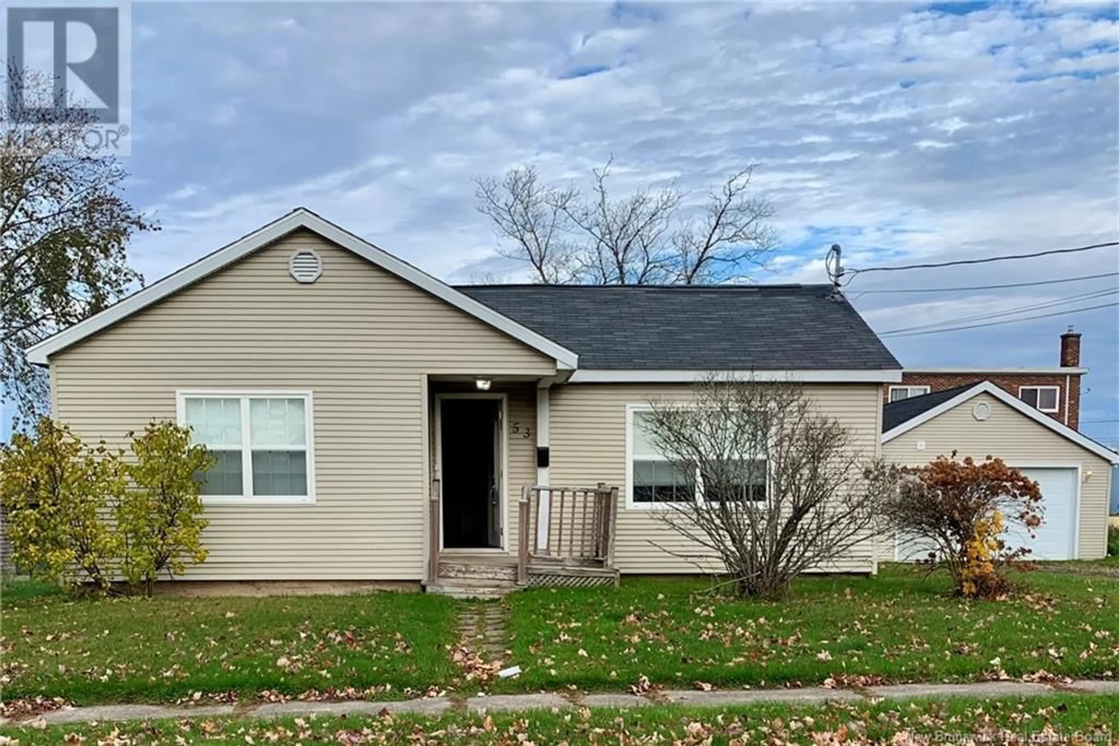 Home with vinyl exterior material, street for 53 TERRIS AVENUE, Moncton New Brunswick E1C7P4