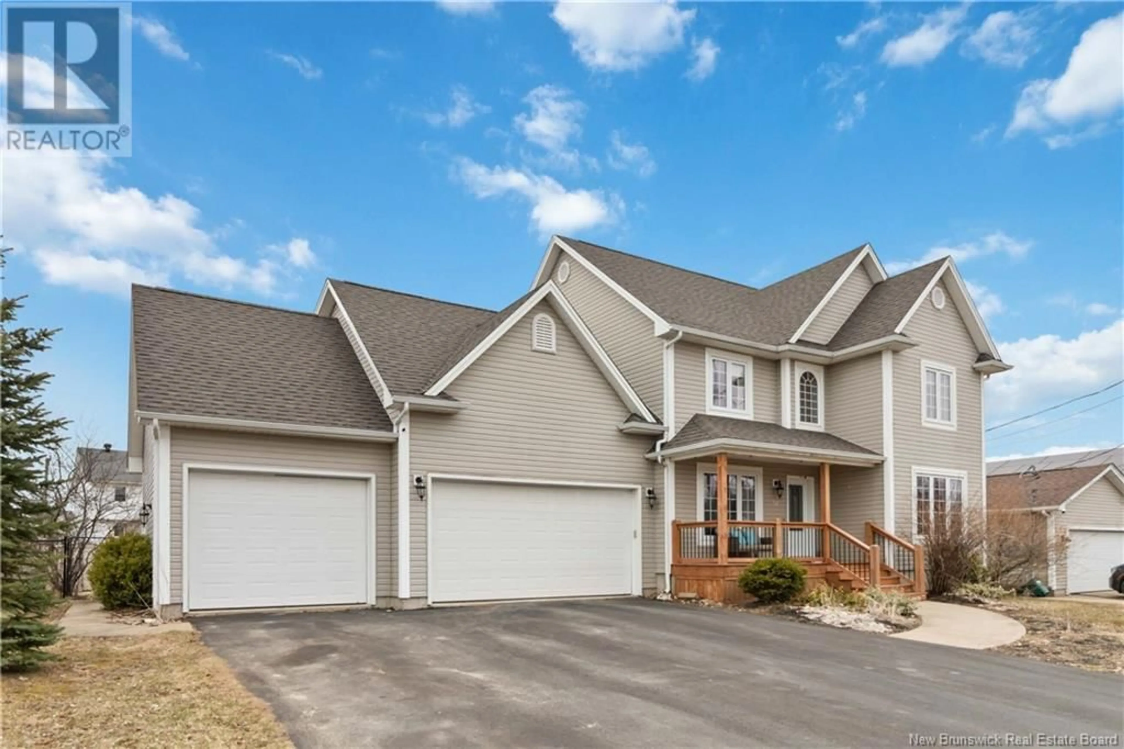 Home with vinyl exterior material, street for 34 OAK RIDGE DRIVE, Moncton New Brunswick E1G4Y9