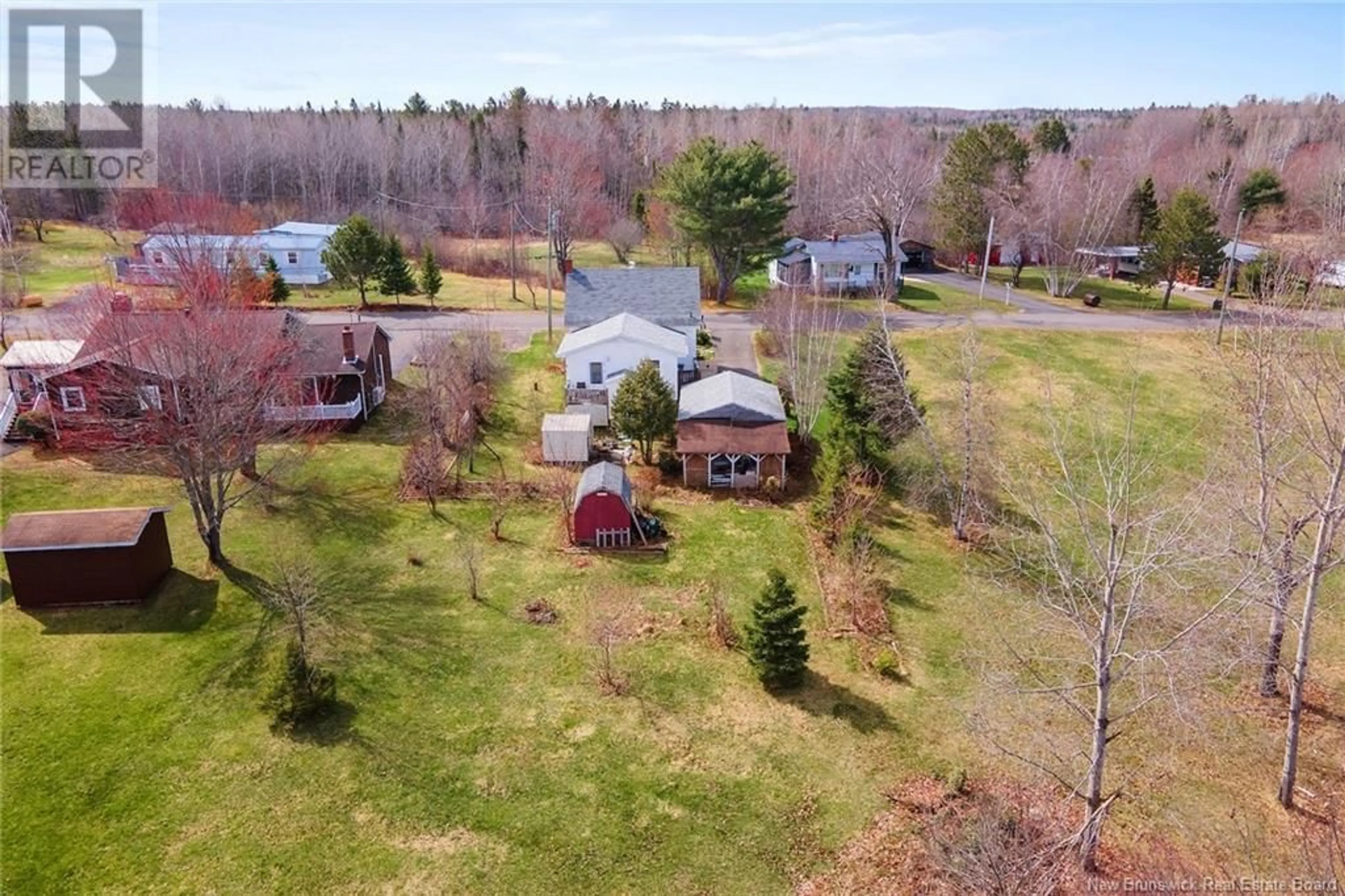 A pic from outside/outdoor area/front of a property/back of a property/a pic from drone, water/lake/river/ocean view for 79 QUEEN STREET, Chipman New Brunswick E4A2J4