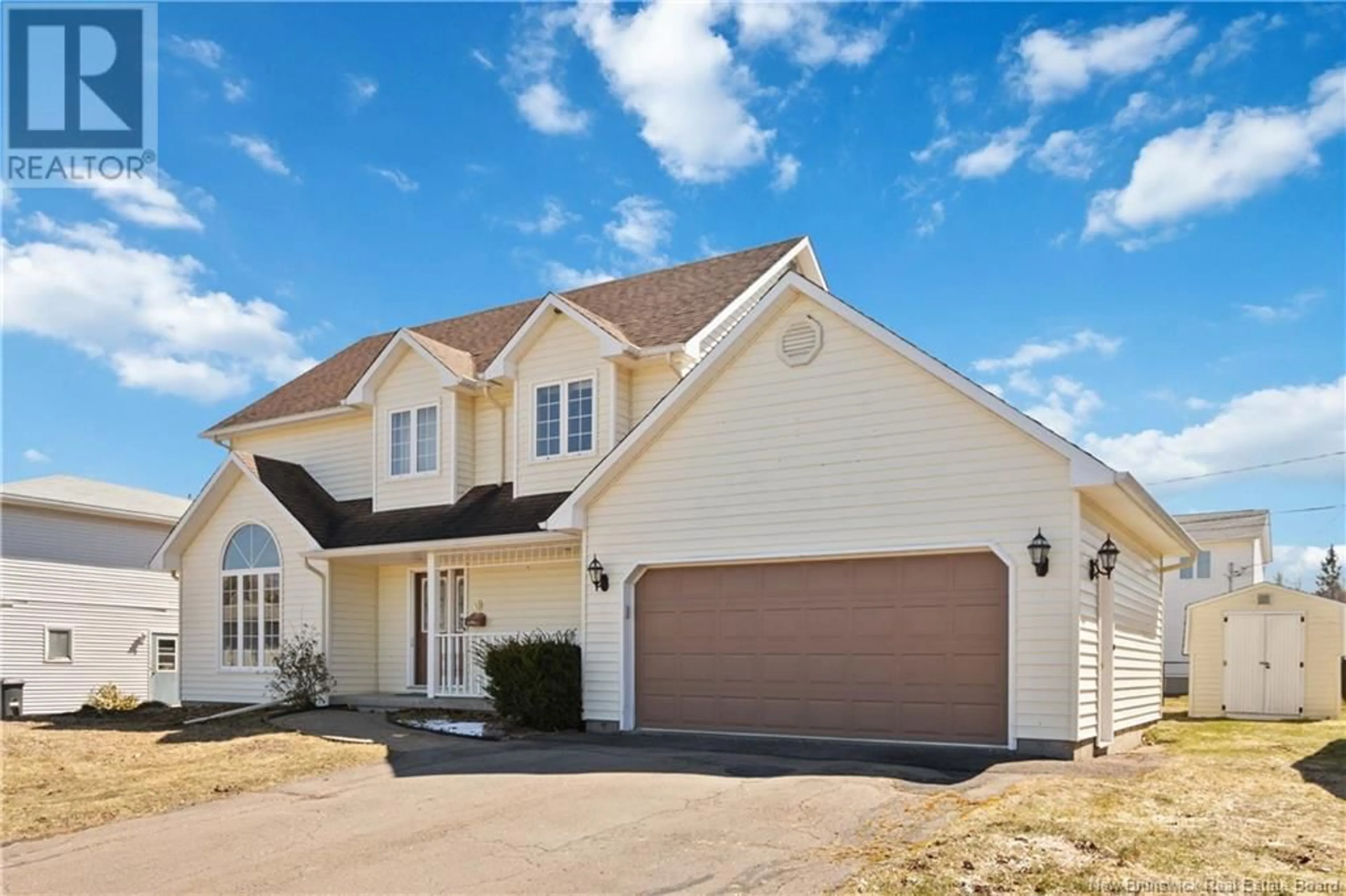 Home with vinyl exterior material, street for 58 CHERRY COURT, Riverview New Brunswick E1B4K2