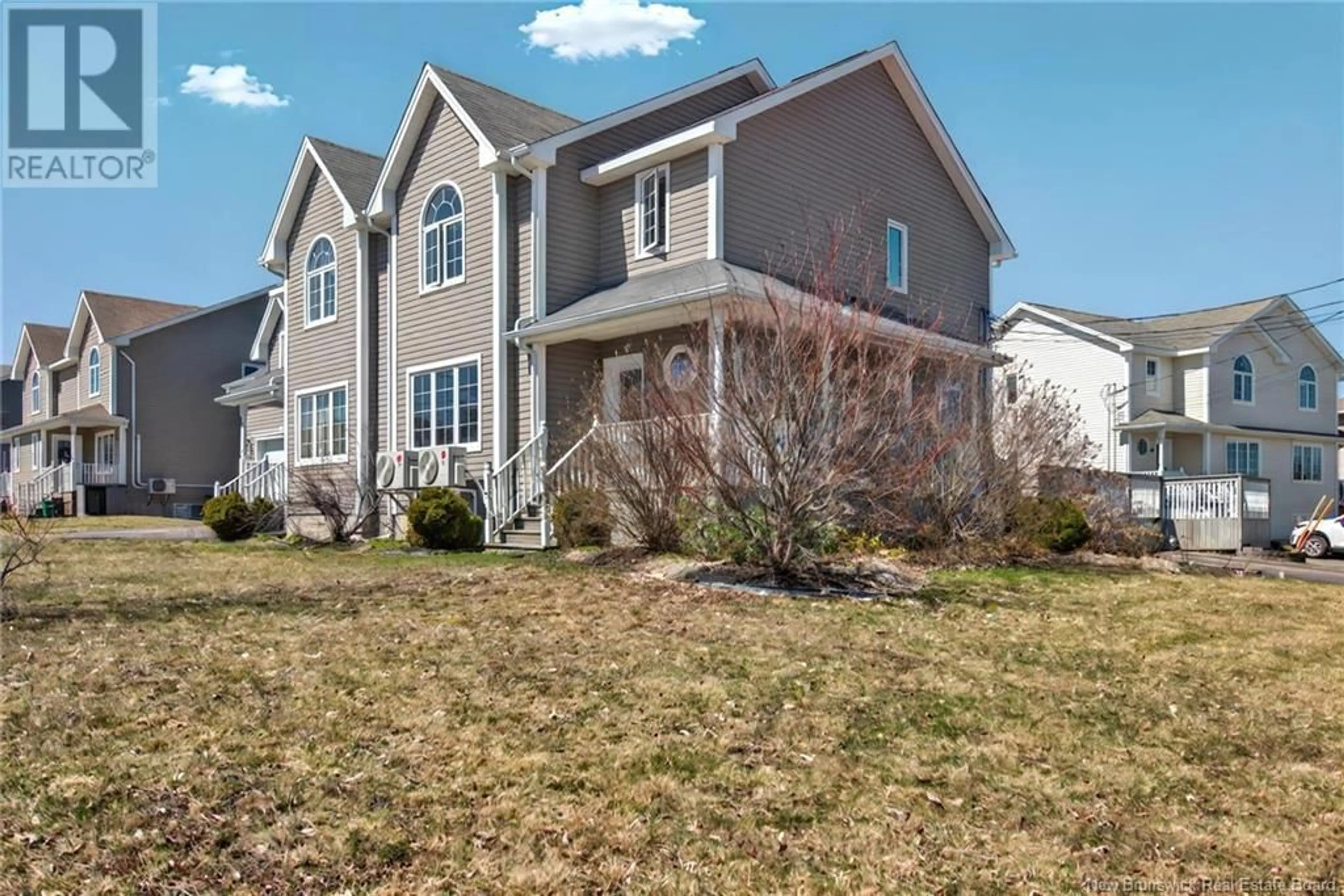 Home with vinyl exterior material, street for 83 RAINFORD COURT, Moncton New Brunswick E1G0T4