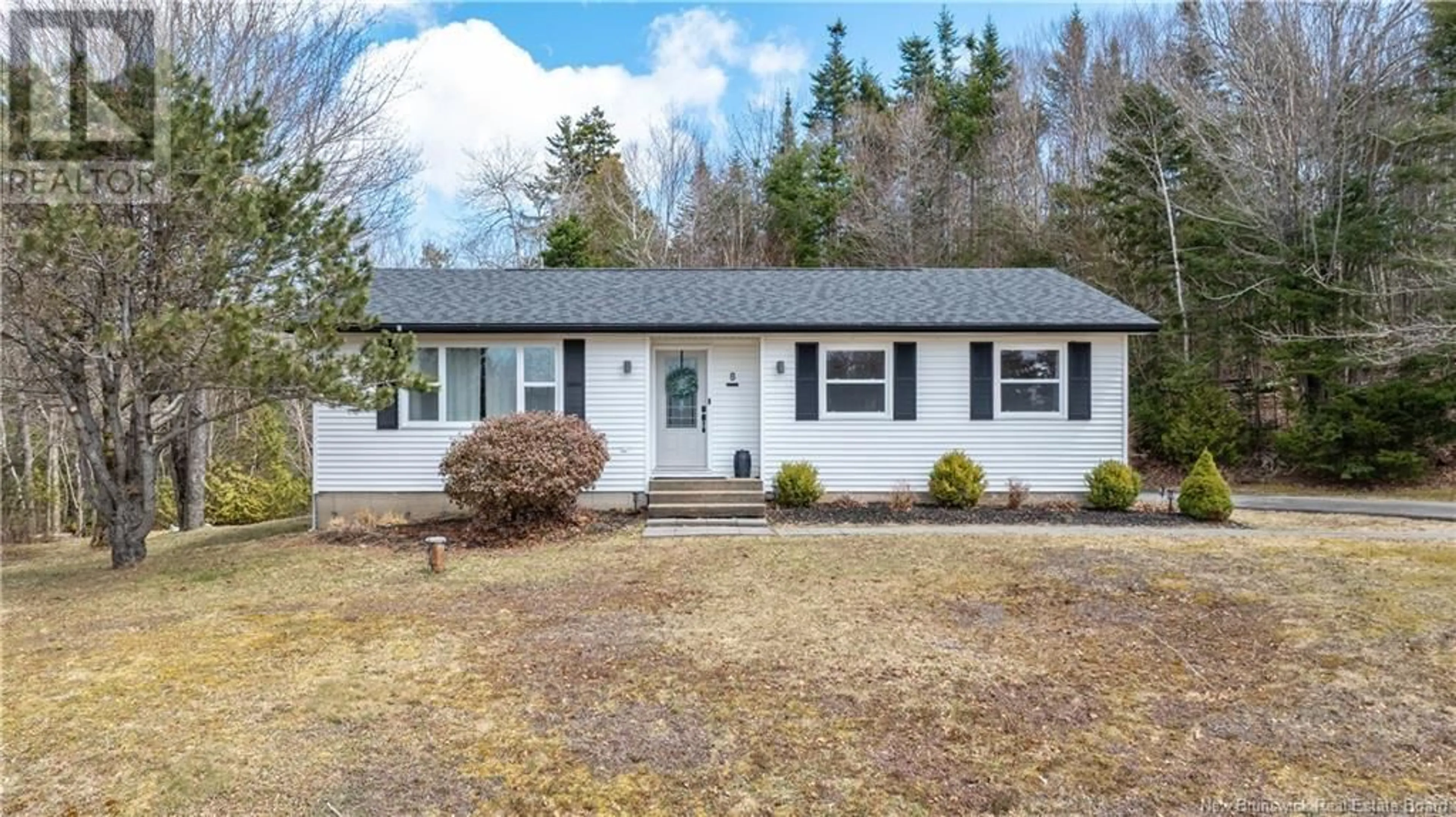 Home with vinyl exterior material, street for 8 ANNA AVENUE, Rothesay New Brunswick E2S1A3