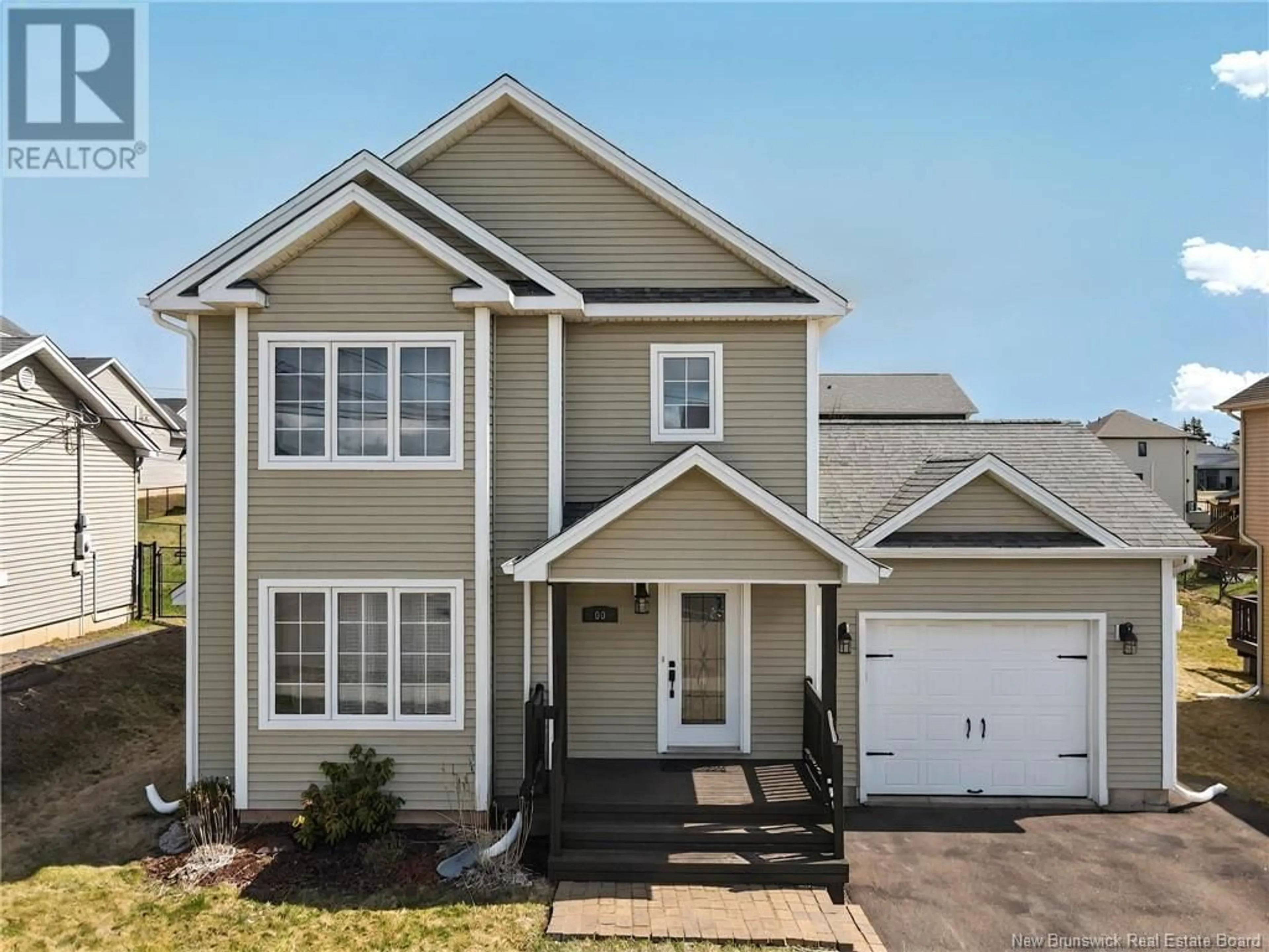 Home with vinyl exterior material, street for 99 LADY RUSSELL STREET, Moncton New Brunswick E1E0C5