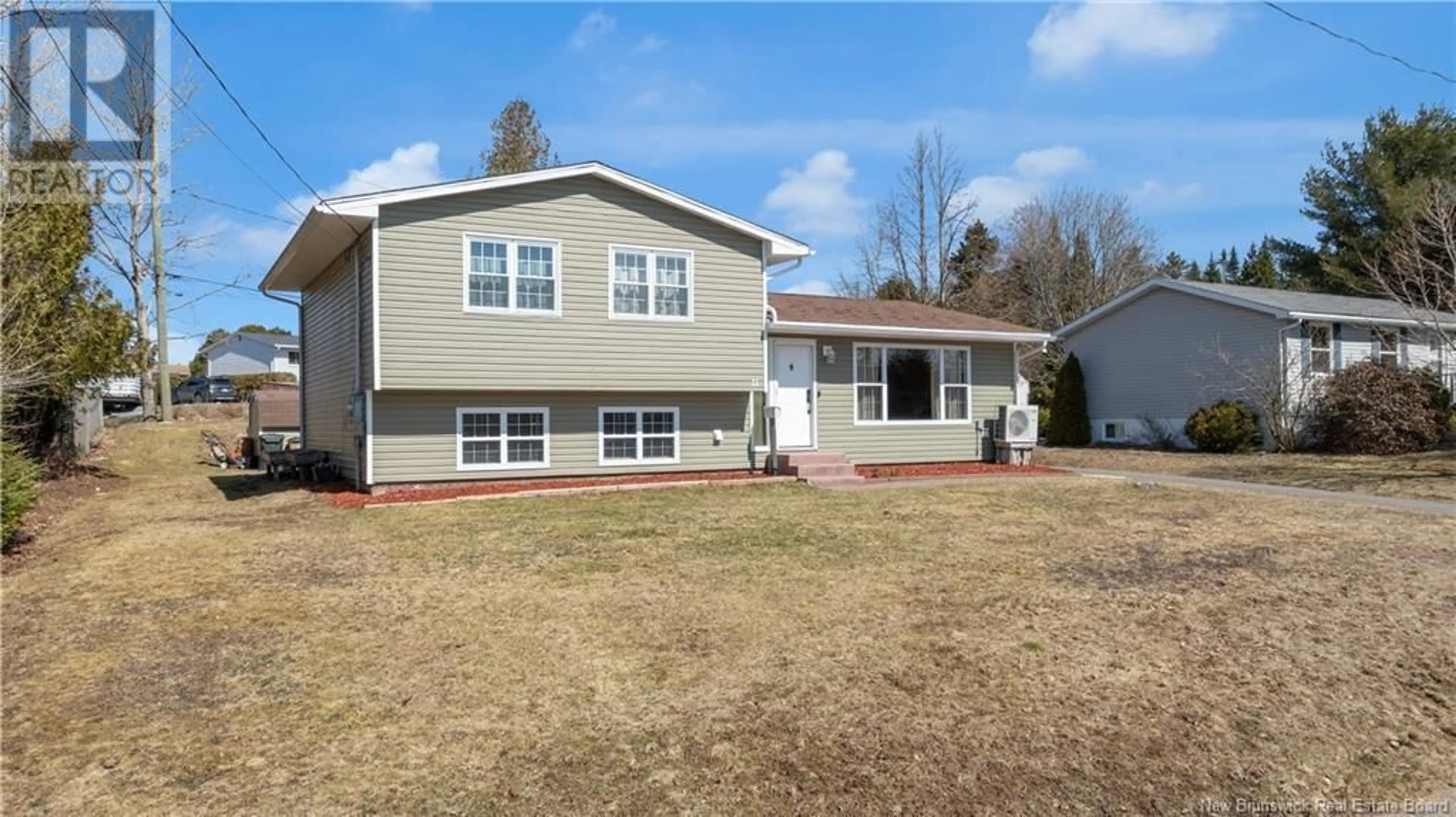 Home with vinyl exterior material, street for 11 SHEILA AVENUE, Saint John New Brunswick E2N1J6