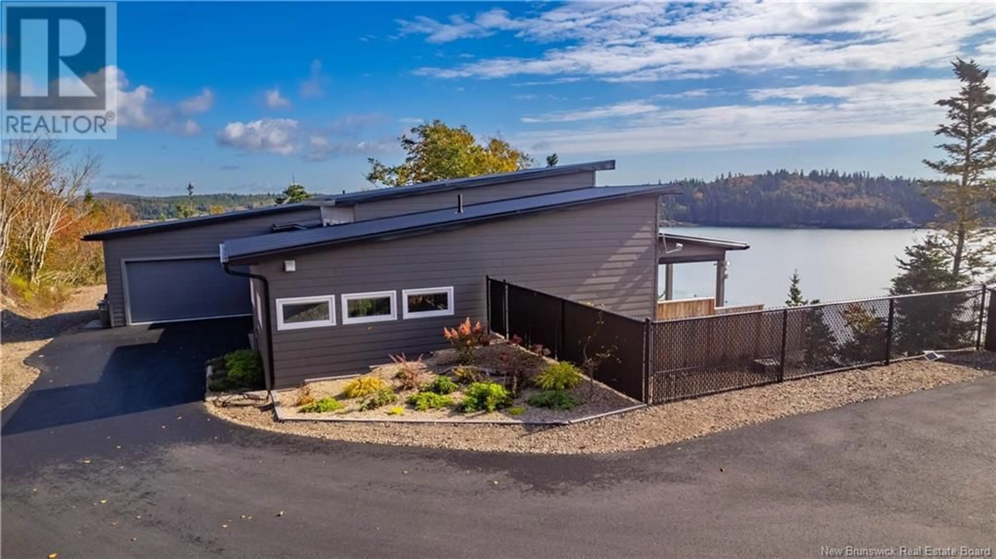 A pic from outside/outdoor area/front of a property/back of a property/a pic from drone, water/lake/river/ocean view for 15-30 WAITES LANE, Beaver Harbour New Brunswick E5C2L3