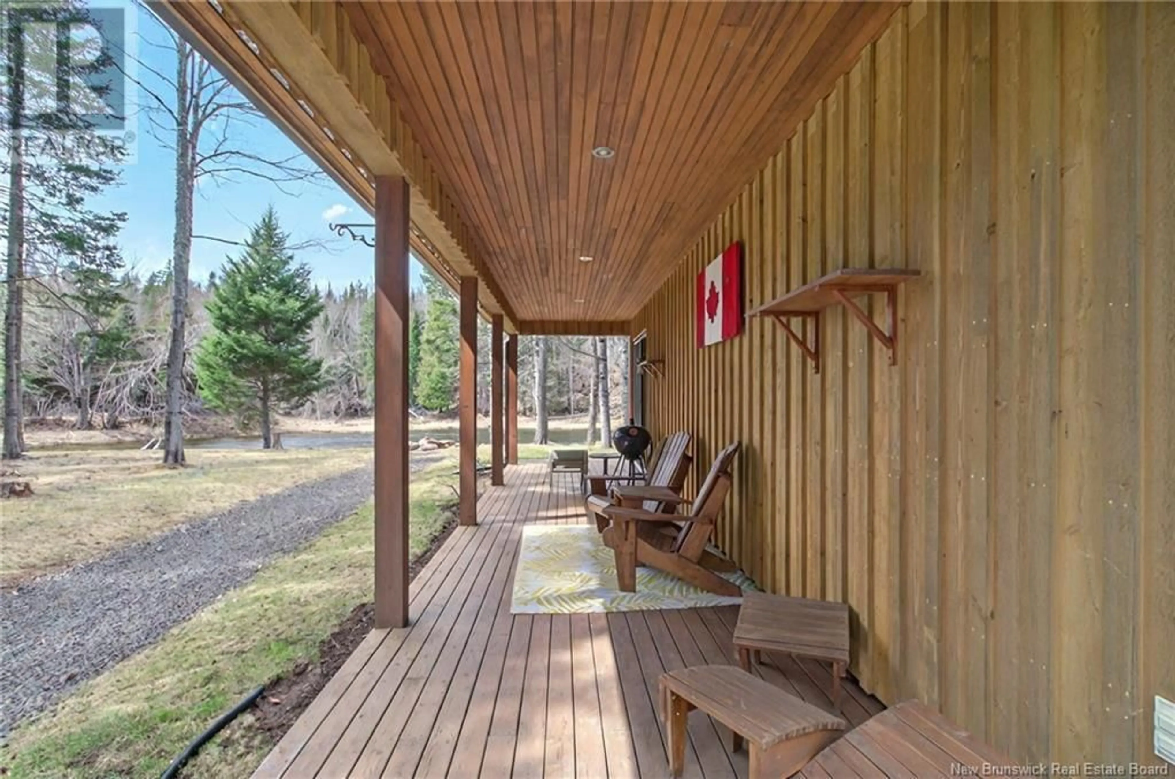 Patio, forest/trees view for 987 SANATORIUM ROAD, The Glades New Brunswick E4J1W9