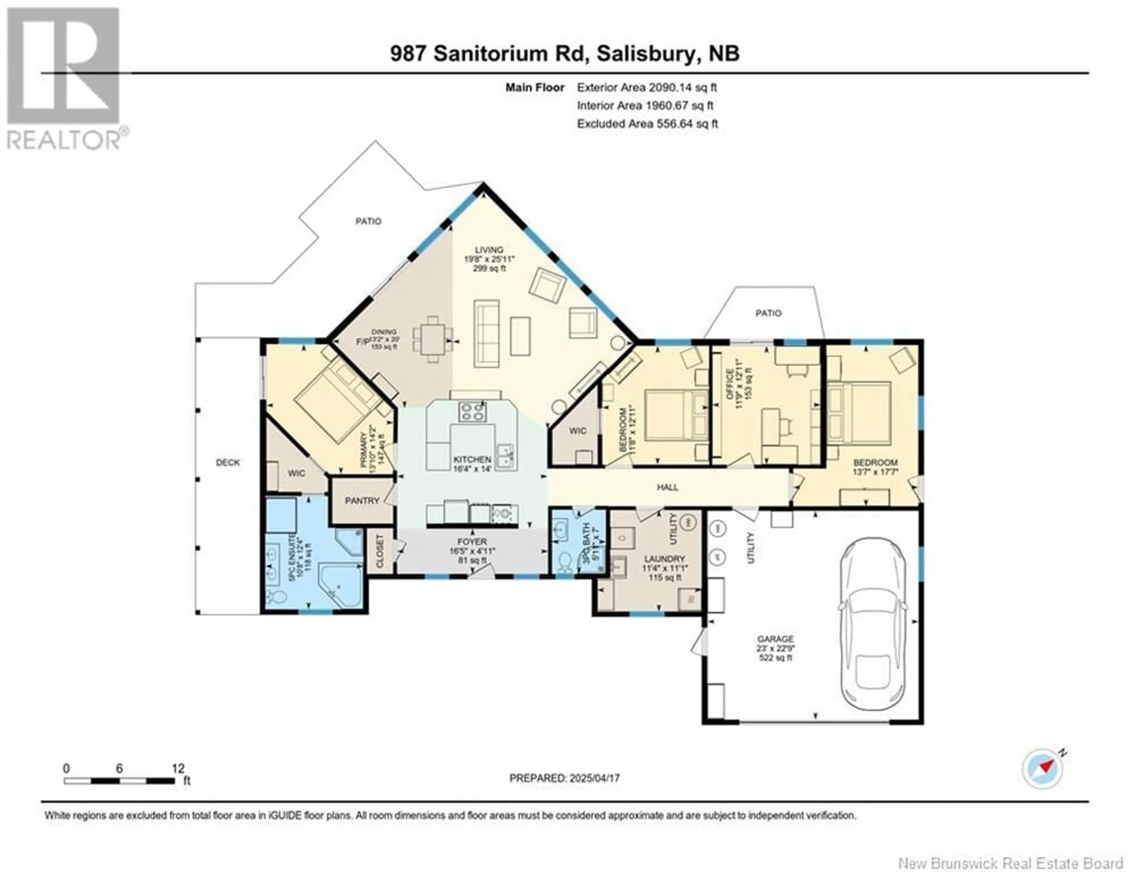 Floor plan for 987 SANATORIUM ROAD, The Glades New Brunswick E4J1W9