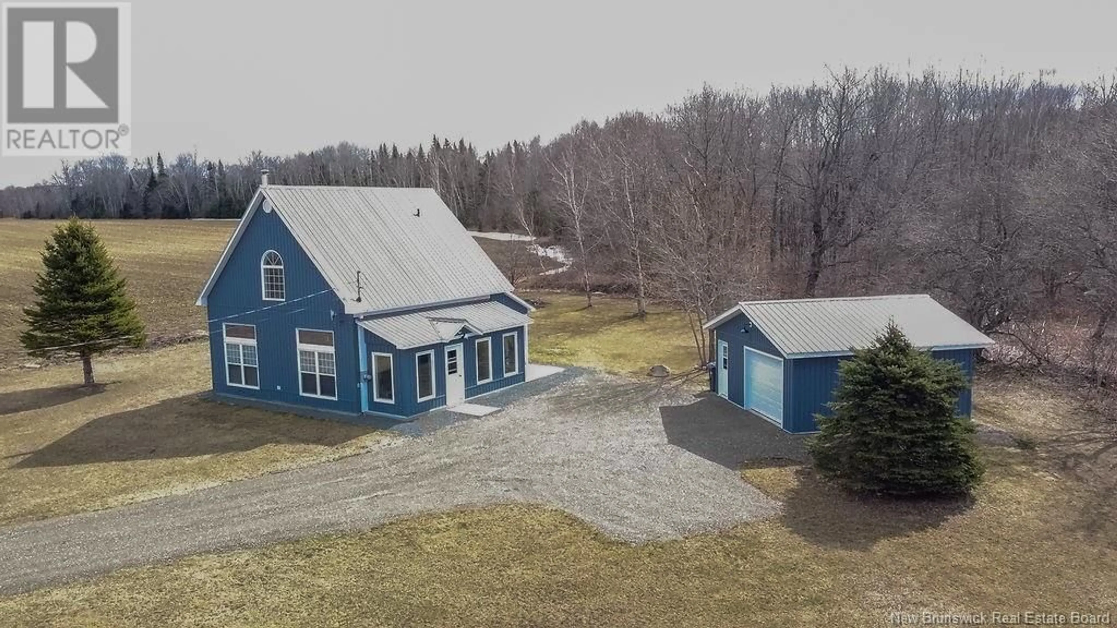 A pic from outside/outdoor area/front of a property/back of a property/a pic from drone, unknown for 38 JOHNVILLE ROAD, Johnville New Brunswick E7J1H8