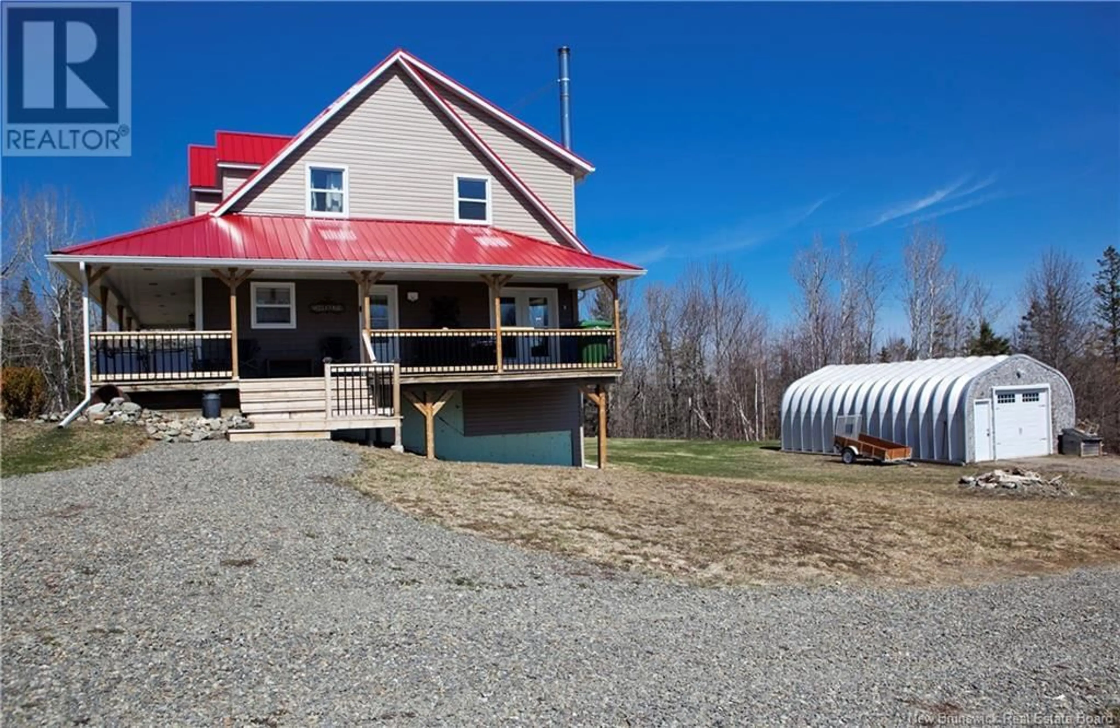 A pic from outside/outdoor area/front of a property/back of a property/a pic from drone, building for 60 GREENLAW ROAD, Benton New Brunswick E7N1Z4