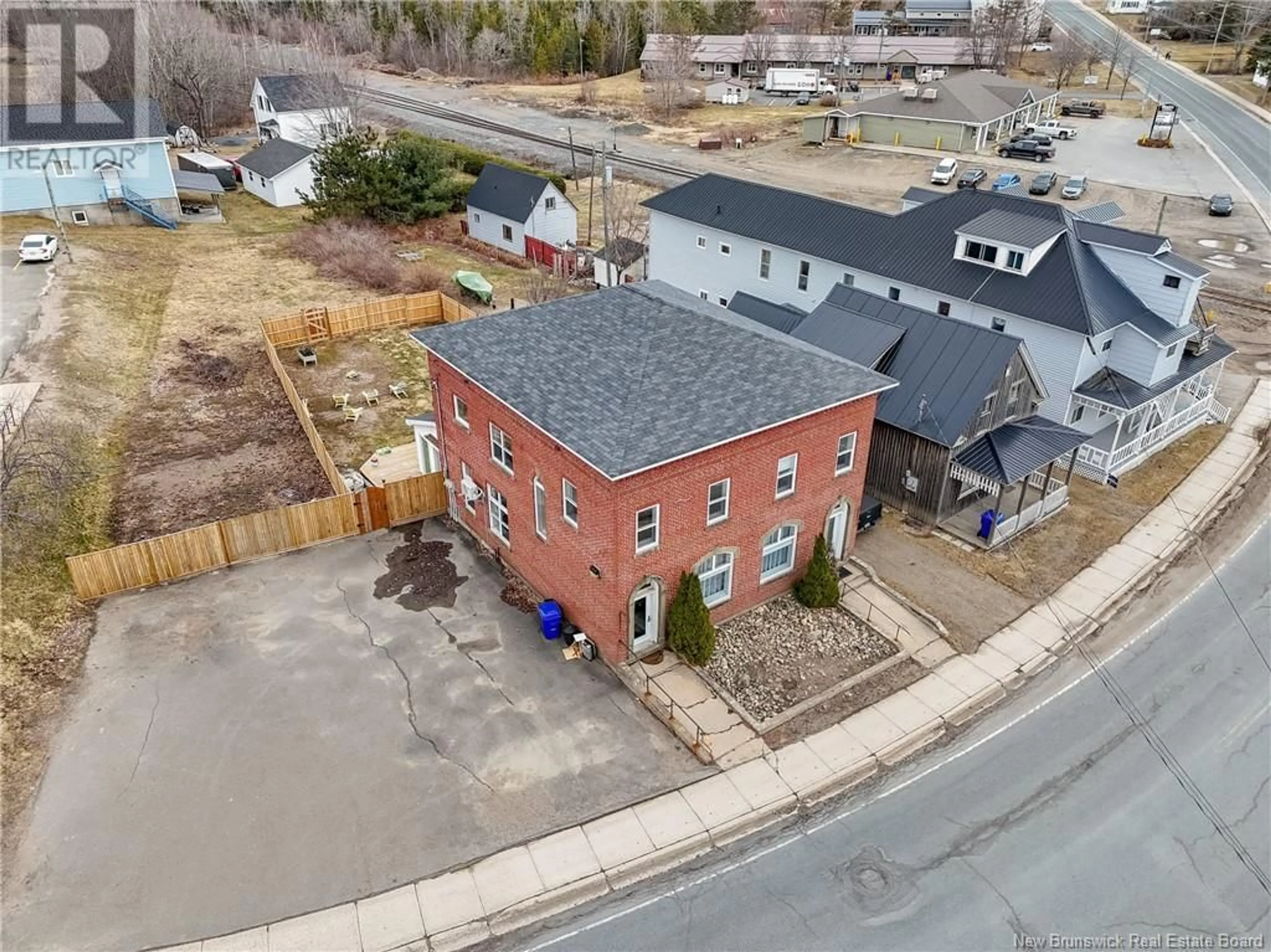 A pic from outside/outdoor area/front of a property/back of a property/a pic from drone, street for 1943 ROUTE 3, Harvey New Brunswick E6K1K3