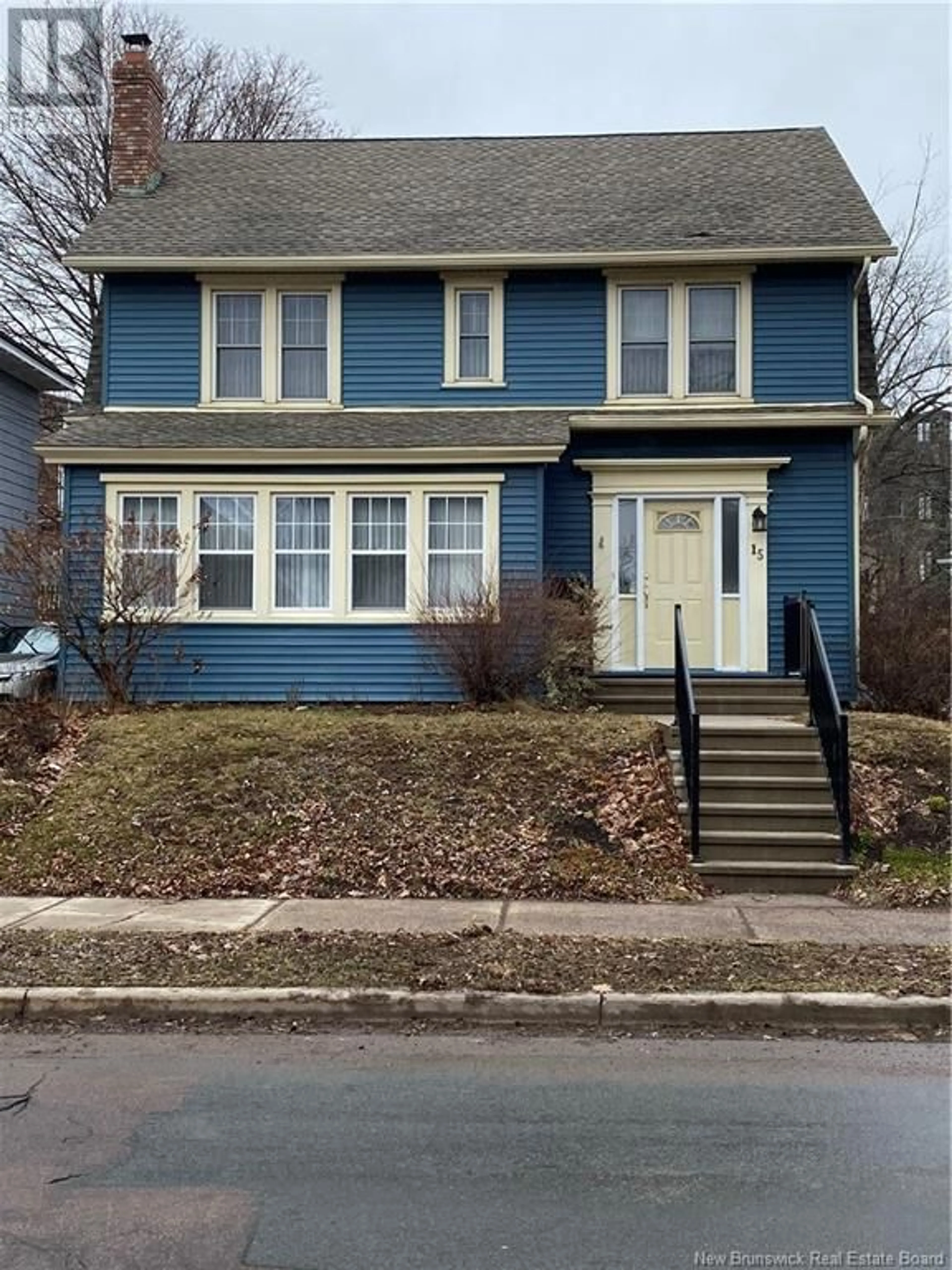 Home with vinyl exterior material, street for 15 JOHN, Moncton New Brunswick E1C2G7