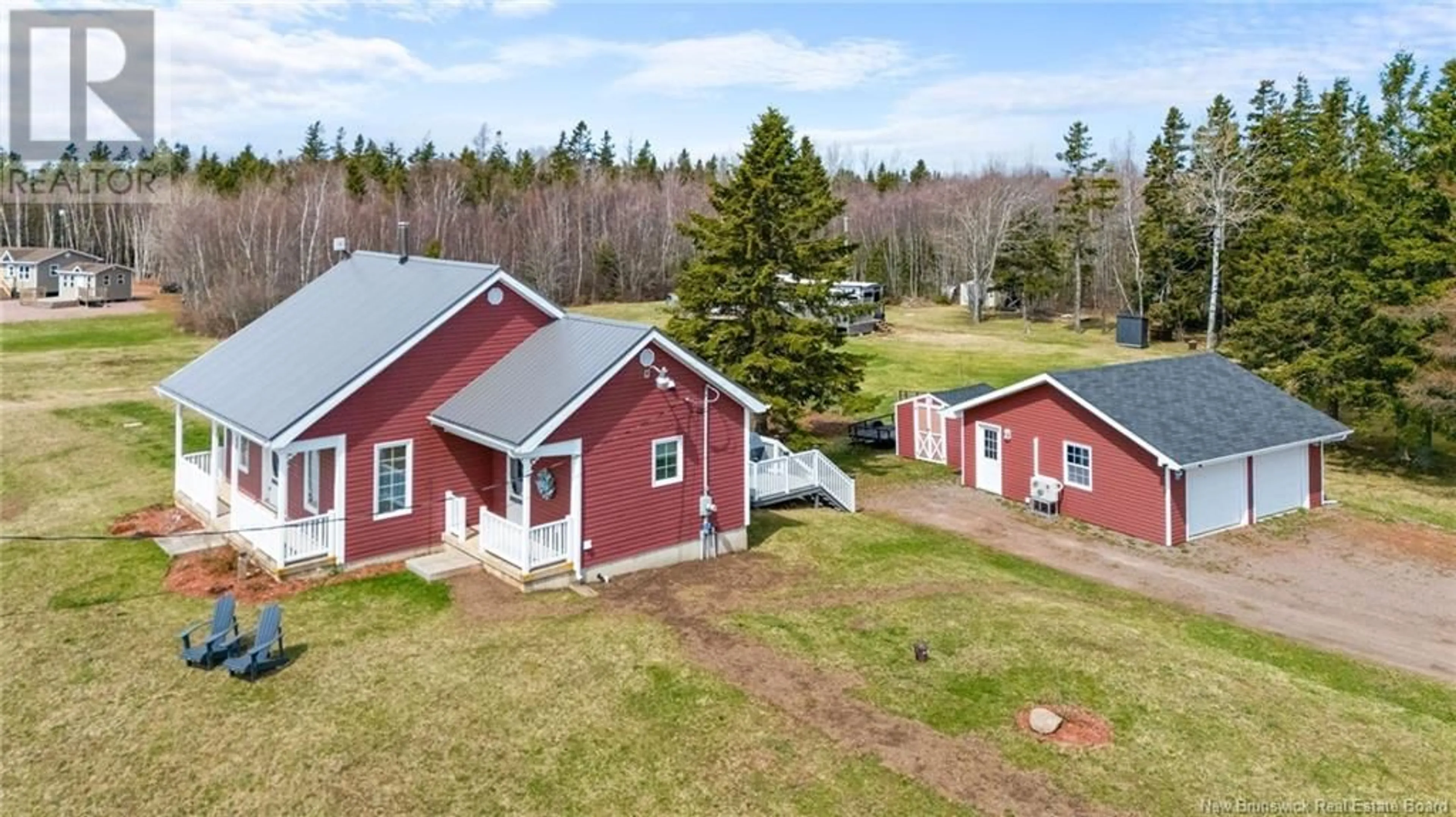 A pic from outside/outdoor area/front of a property/back of a property/a pic from drone, building for 52 HICKS BEACH ROAD, Upper Cape New Brunswick E4M3E7