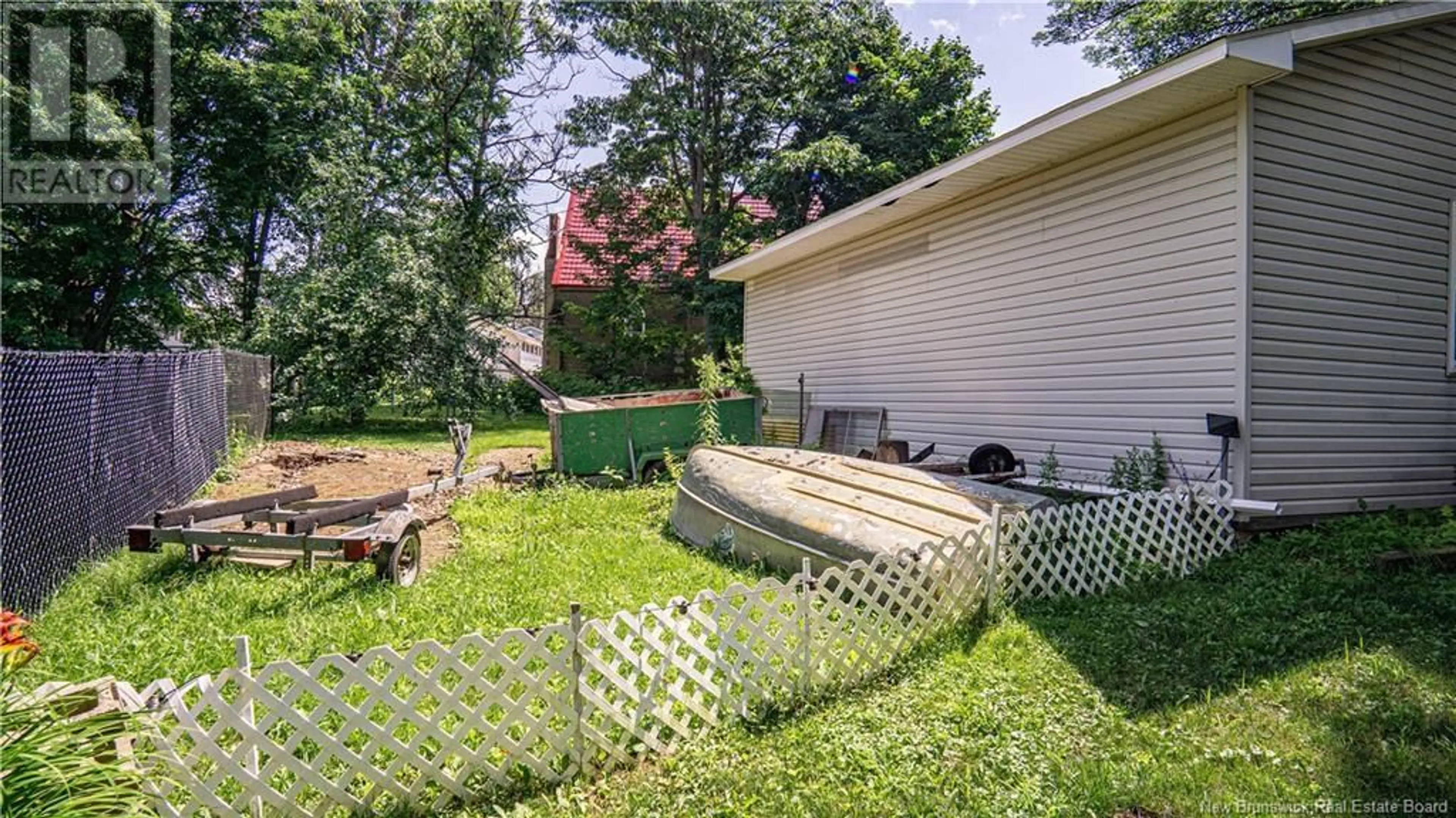 Patio, street for 54 BROAD ROAD, Oromocto New Brunswick E2V1C2