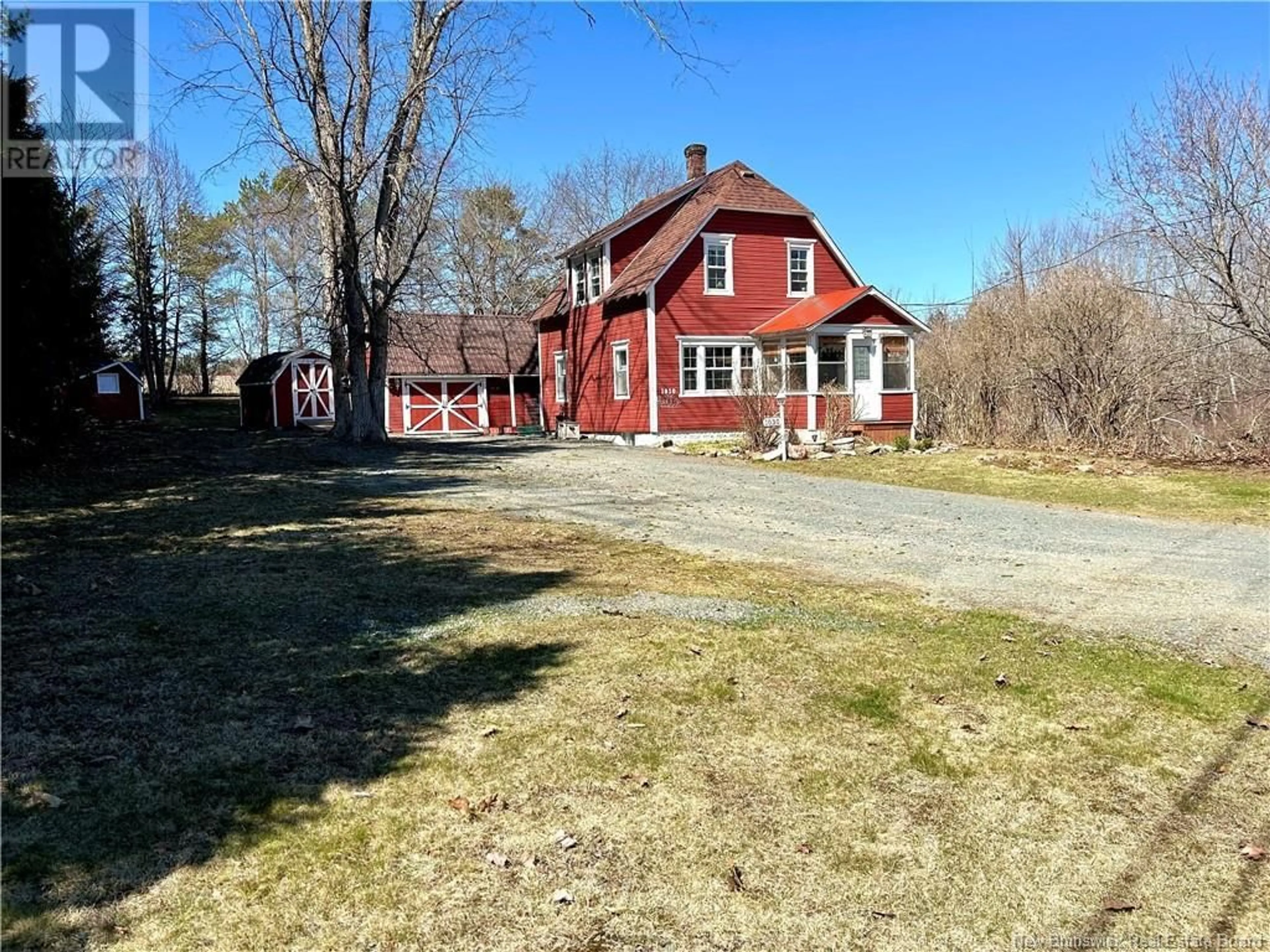 A pic from outside/outdoor area/front of a property/back of a property/a pic from drone, building for 1030 ROUTE 425, Whitney New Brunswick E1V4K8