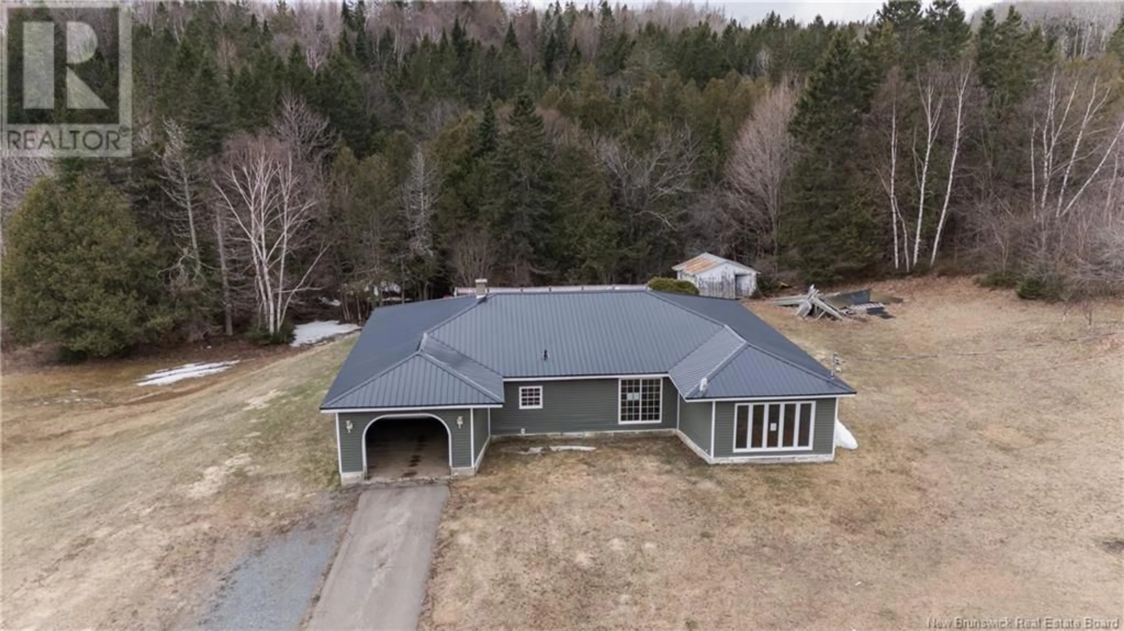 A pic from outside/outdoor area/front of a property/back of a property/a pic from drone, unknown for 284 DEAN ROAD, Bairdsville New Brunswick E7H1W8