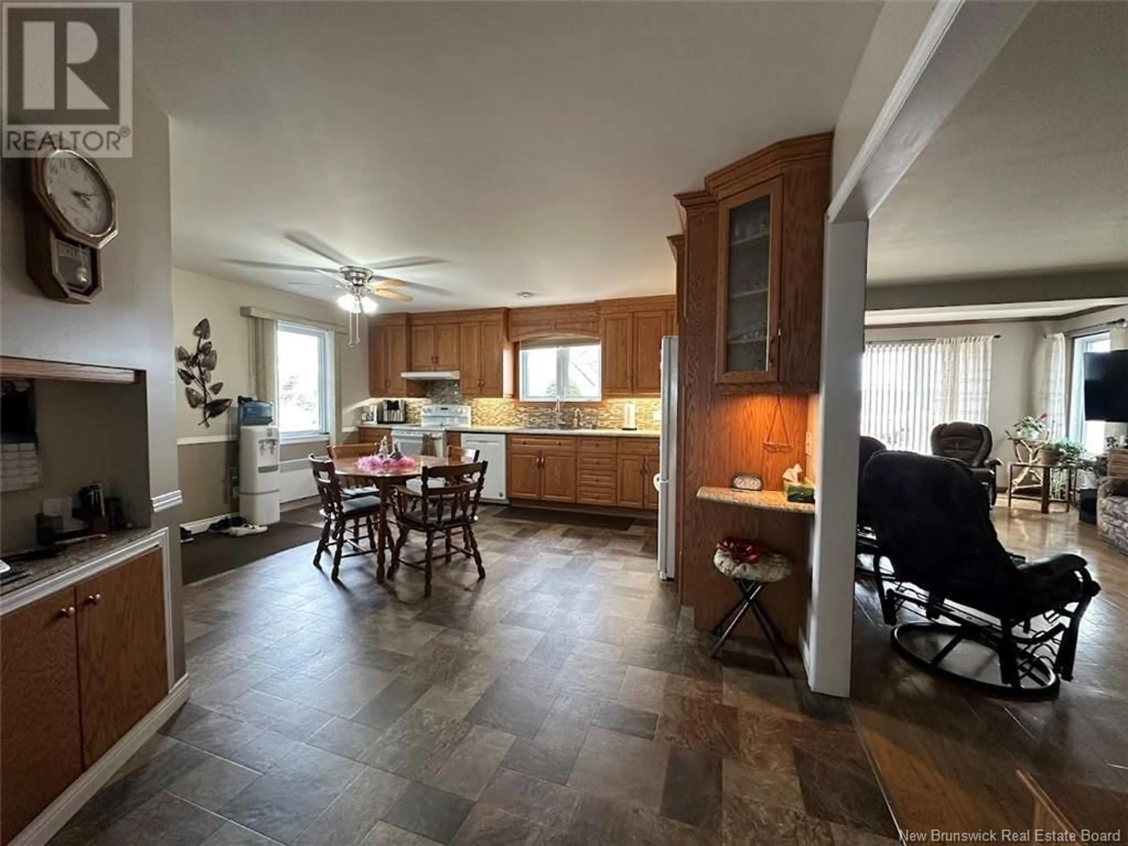 Open concept kitchen, ceramic/tile floor for 685 PRINCIPALE STREET, Clair New Brunswick E7A2H3