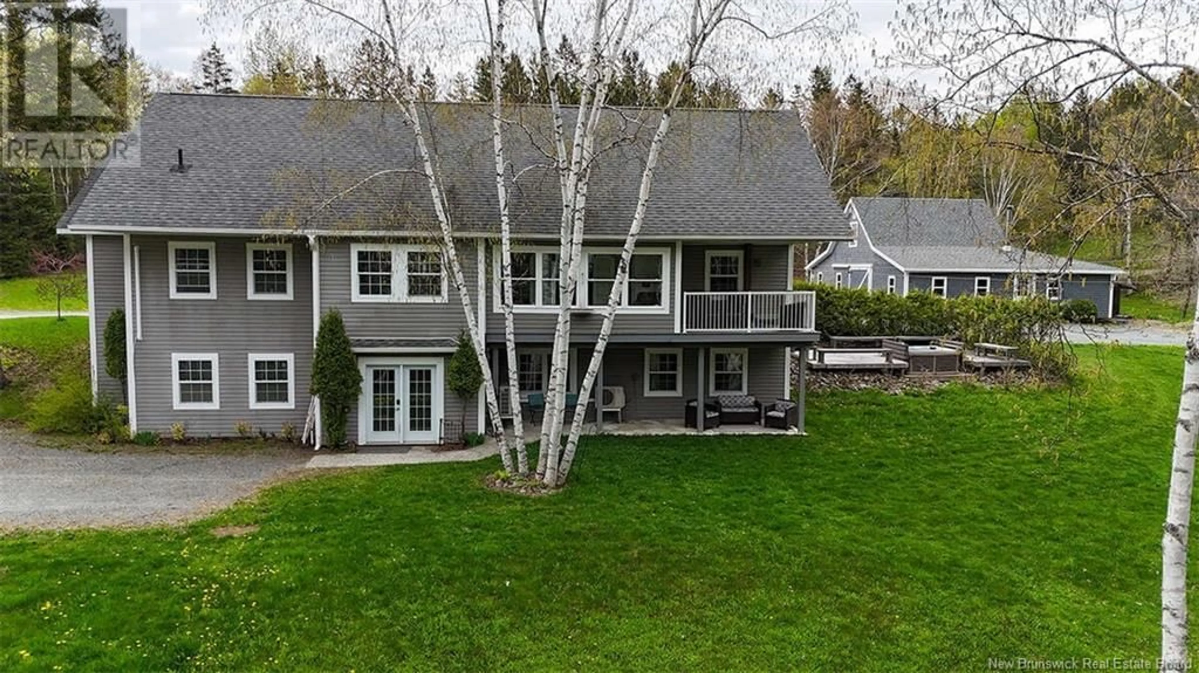 A pic from outside/outdoor area/front of a property/back of a property/a pic from drone, unknown for 20 LEFT BRANCH SALMON HILL ROAD, Florenceville-Bristol New Brunswick E7L2B6