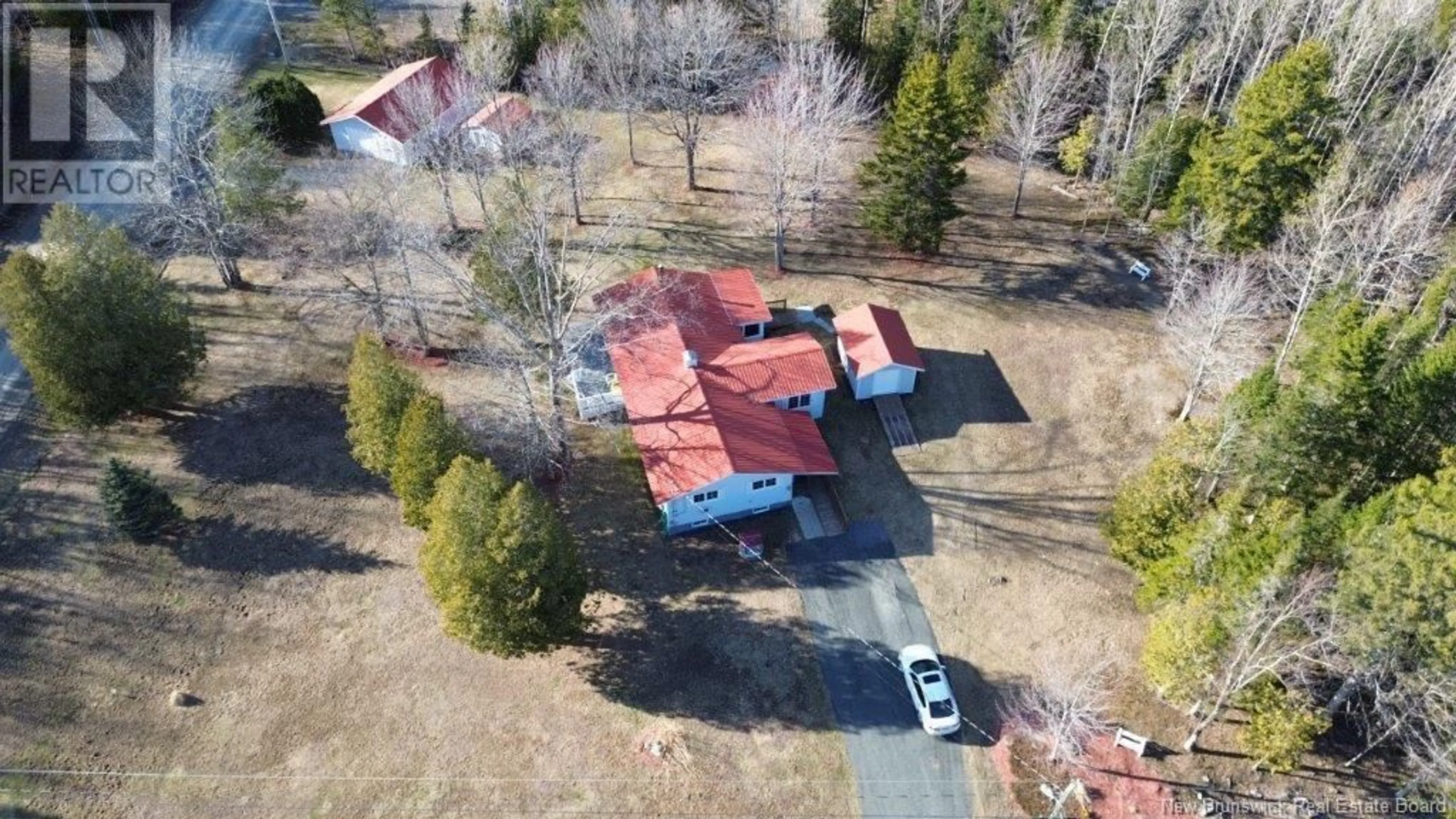 A pic from outside/outdoor area/front of a property/back of a property/a pic from drone, unknown for 3 WILDWOOD DRIVE, Lower Woodstock New Brunswick E7M4C4
