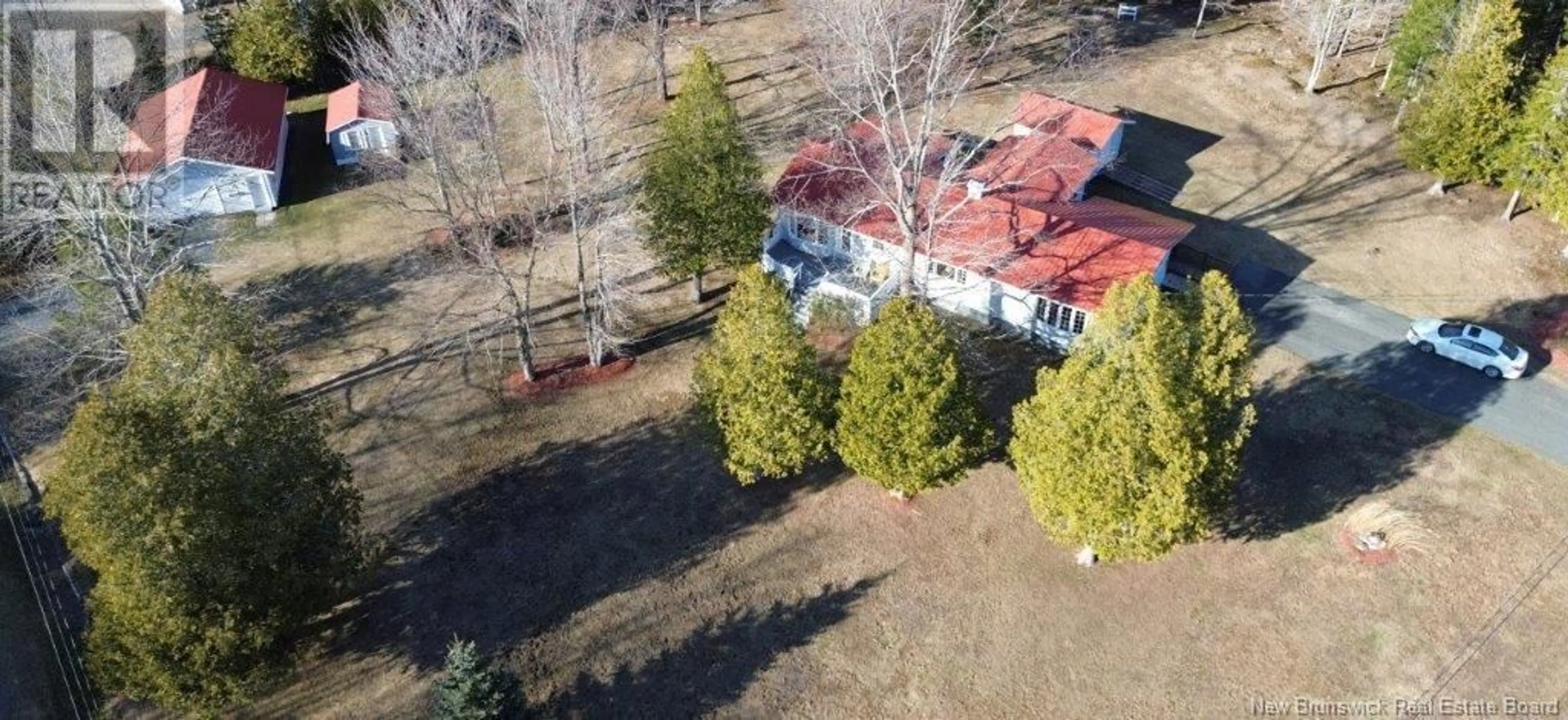 A pic from outside/outdoor area/front of a property/back of a property/a pic from drone, unknown for 3 WILDWOOD DRIVE, Lower Woodstock New Brunswick E7M4C4