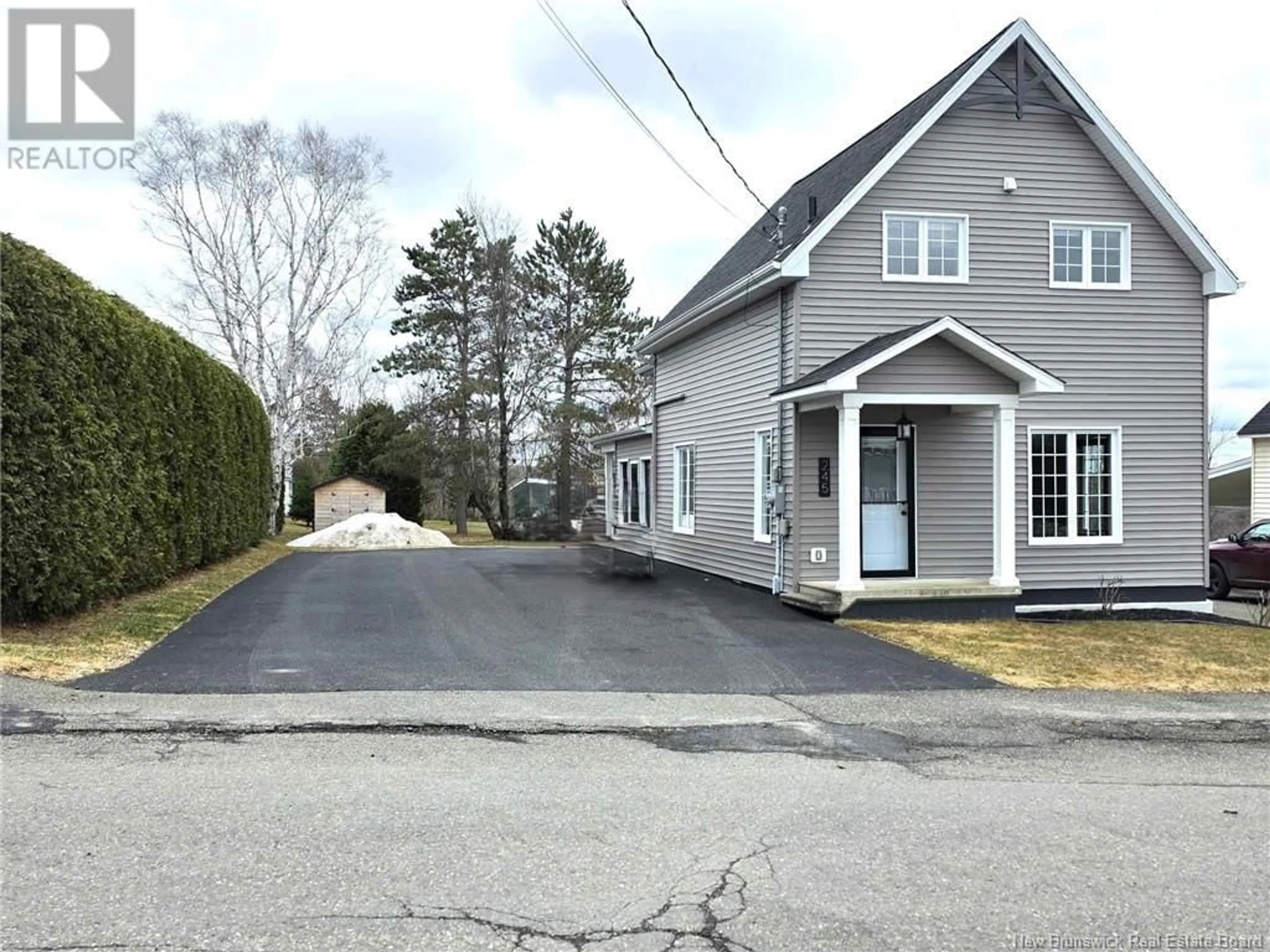 A pic from outside/outdoor area/front of a property/back of a property/a pic from drone, street for 245 BASIN STREET, Grand-Sault/Grand Falls New Brunswick E3Z2J2
