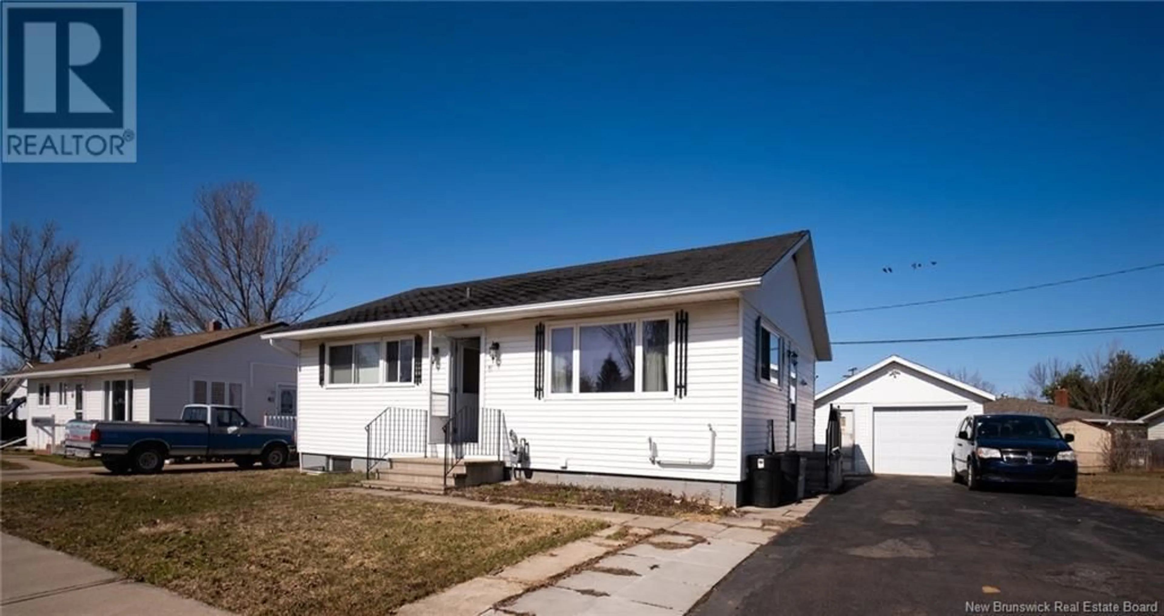 Home with vinyl exterior material, street for 51 WINDEMERE DRIVE, Moncton New Brunswick E1C4L2